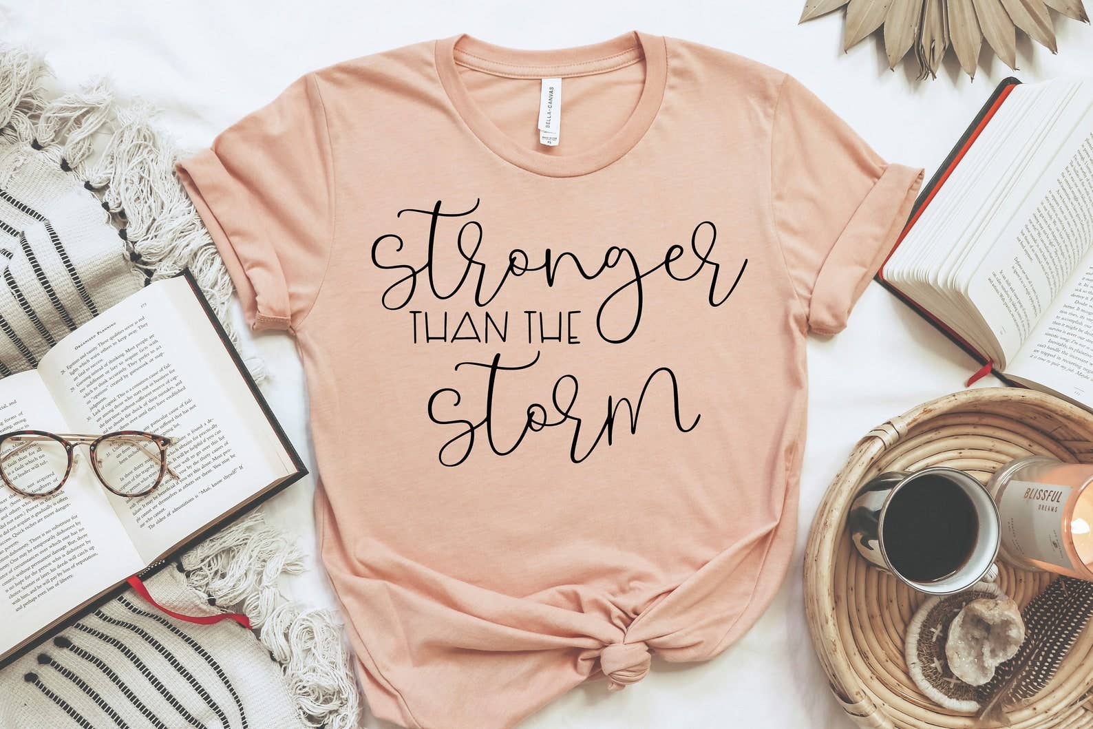 Stronger Than the Storm T-Shirt - Girl Boss Design Hoodie, Sweatshirt | PodTeesHub.com