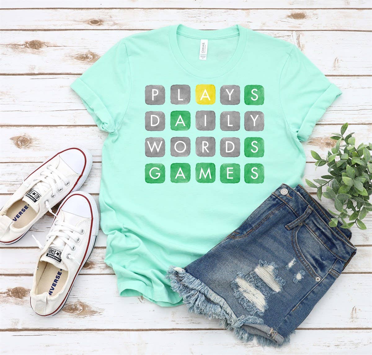 Plays Daily Words - Word Game T-Shirt - Wordle Game Tees Hoodie, Sweatshirt | PodTeesHub.com
