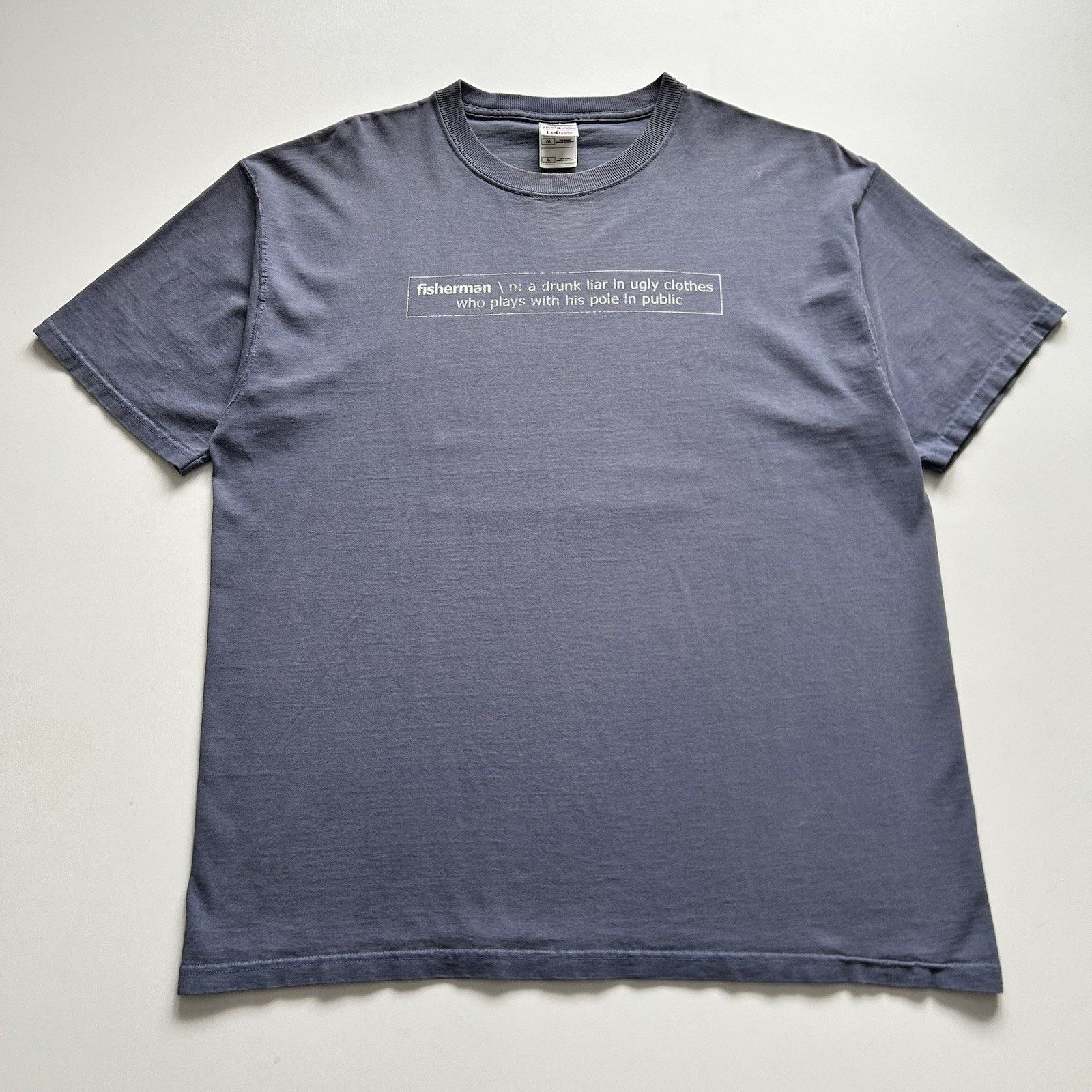 Vintage Fruit Of The Loom T Shirt Xl Funny Fisherman Graphic Hoodie, Sweatshirt | PodTeesHub.com