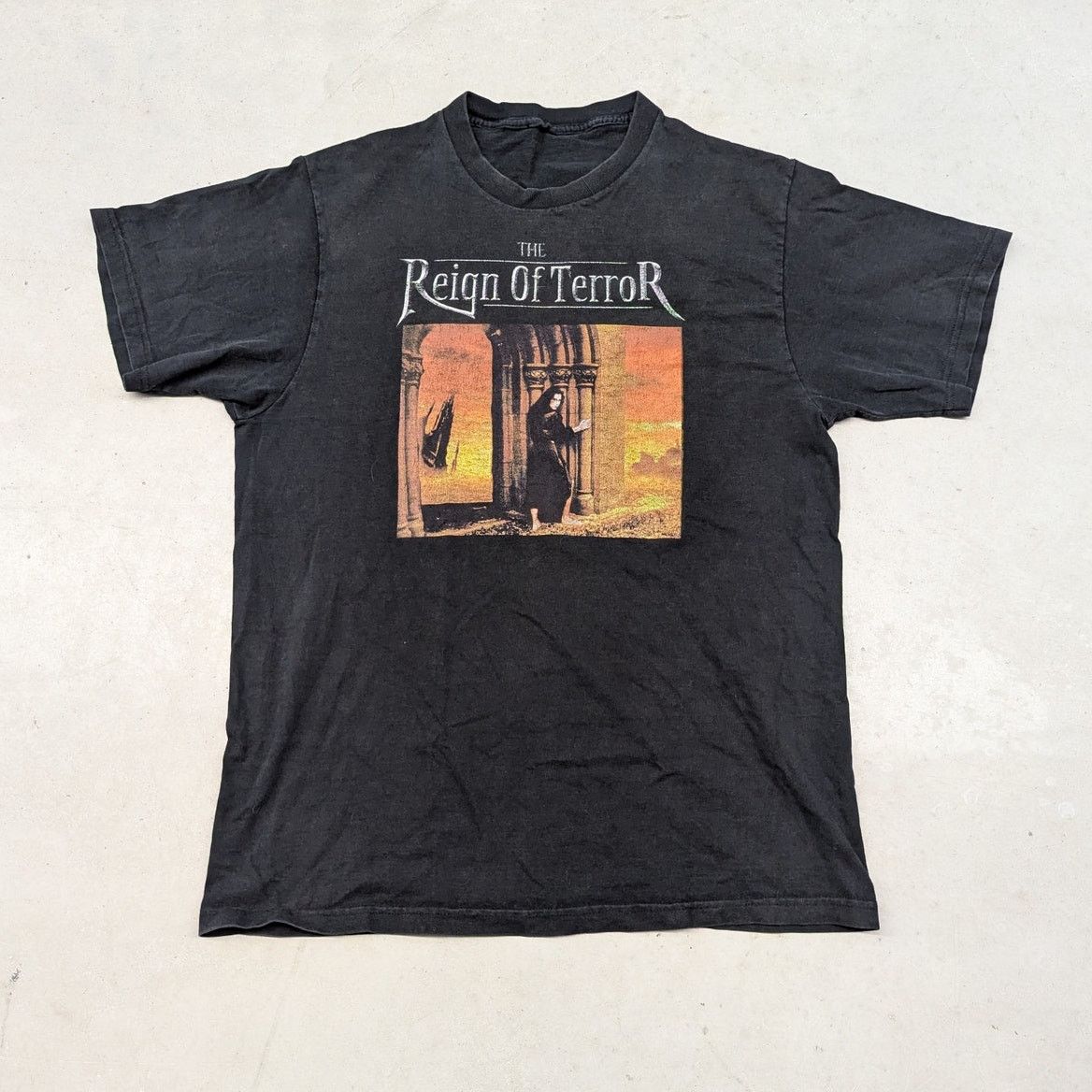 Vintage 2001 The Reign Of Terror Sacred Ground Tour T Shirt Hoodie, Sweatshirt | PodTeesHub.com
