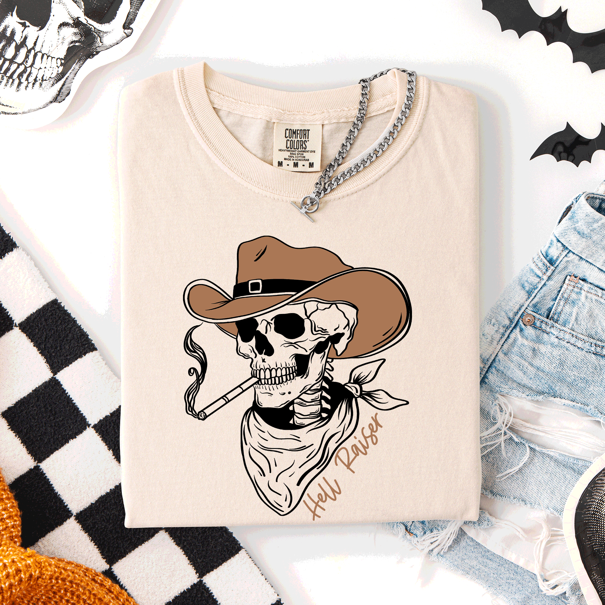 Hell Raiser, Halloween Cowboy, Country, Western T-Shirt Hoodie, Sweatshirt | PodTeesHub.com