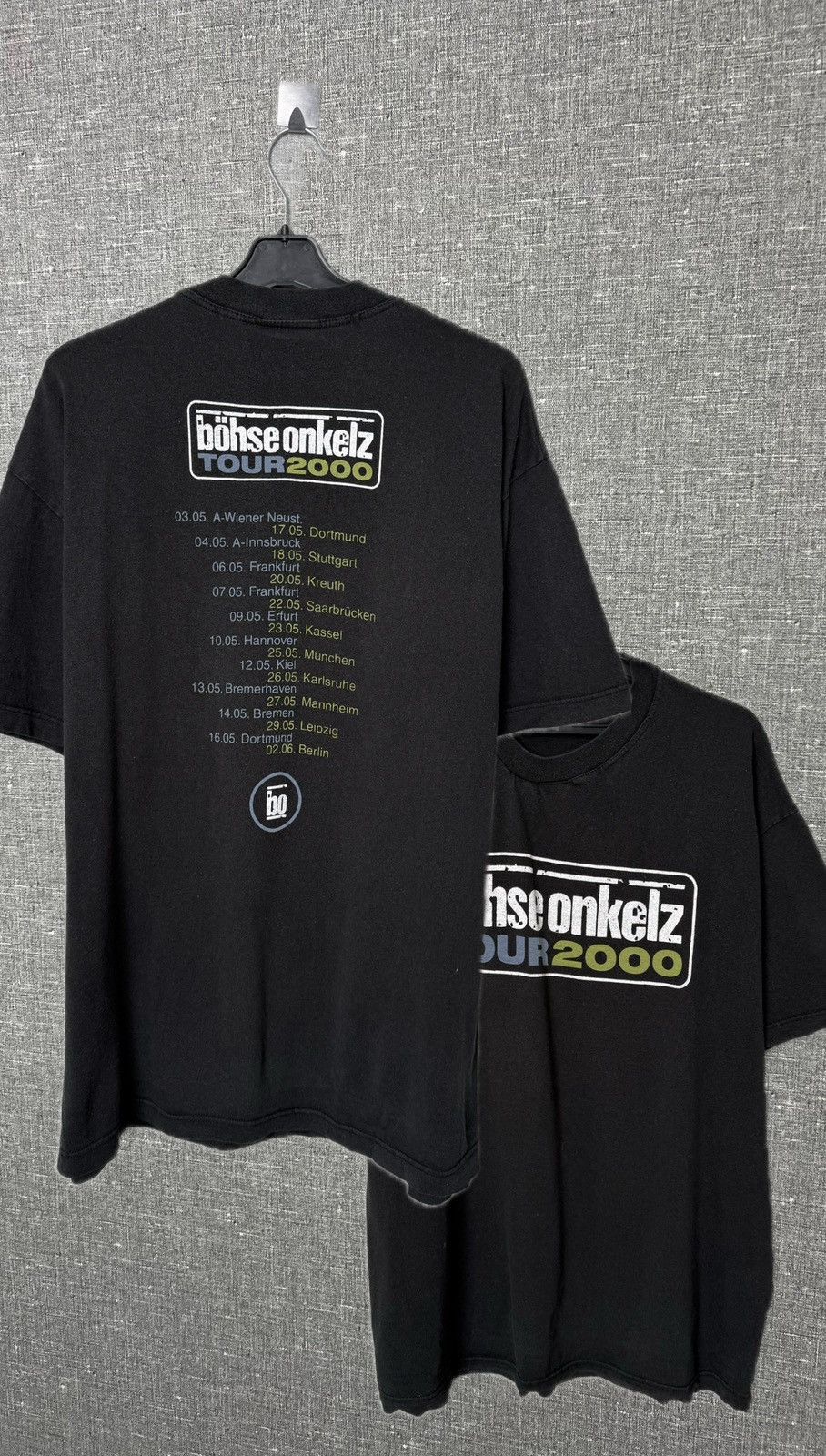 Band Tees Vintage Bohse Onkelz Tour 2000 Concert Rock T Shirt Band Tee Hoodie, Sweatshirt | PodTeesHub.com