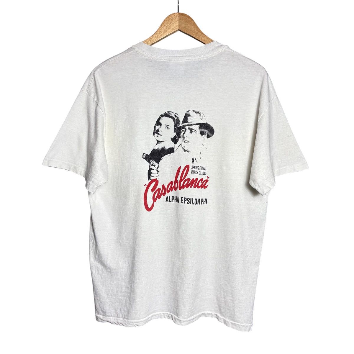 Vintage 90s Casablanca Film Movie Tee Hoodie, Sweatshirt | PodTeesHub.com