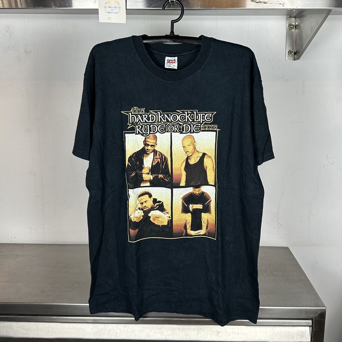Anvil Vintage 1999 Jay Z Dmx Hard Knock Life Ryde Or Die Tour Tee Hoodie, Sweatshirt | PodTeesHub.com