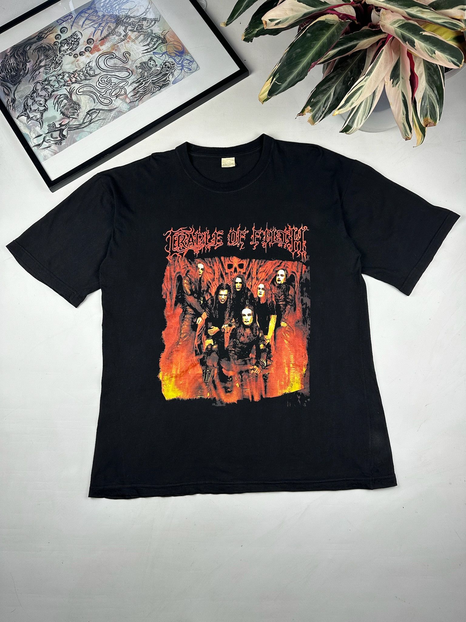 Band Tees Cradle Of Filth Vintage 2000s Rock Band Tee Hoodie, Sweatshirt | PodTeesHub.com