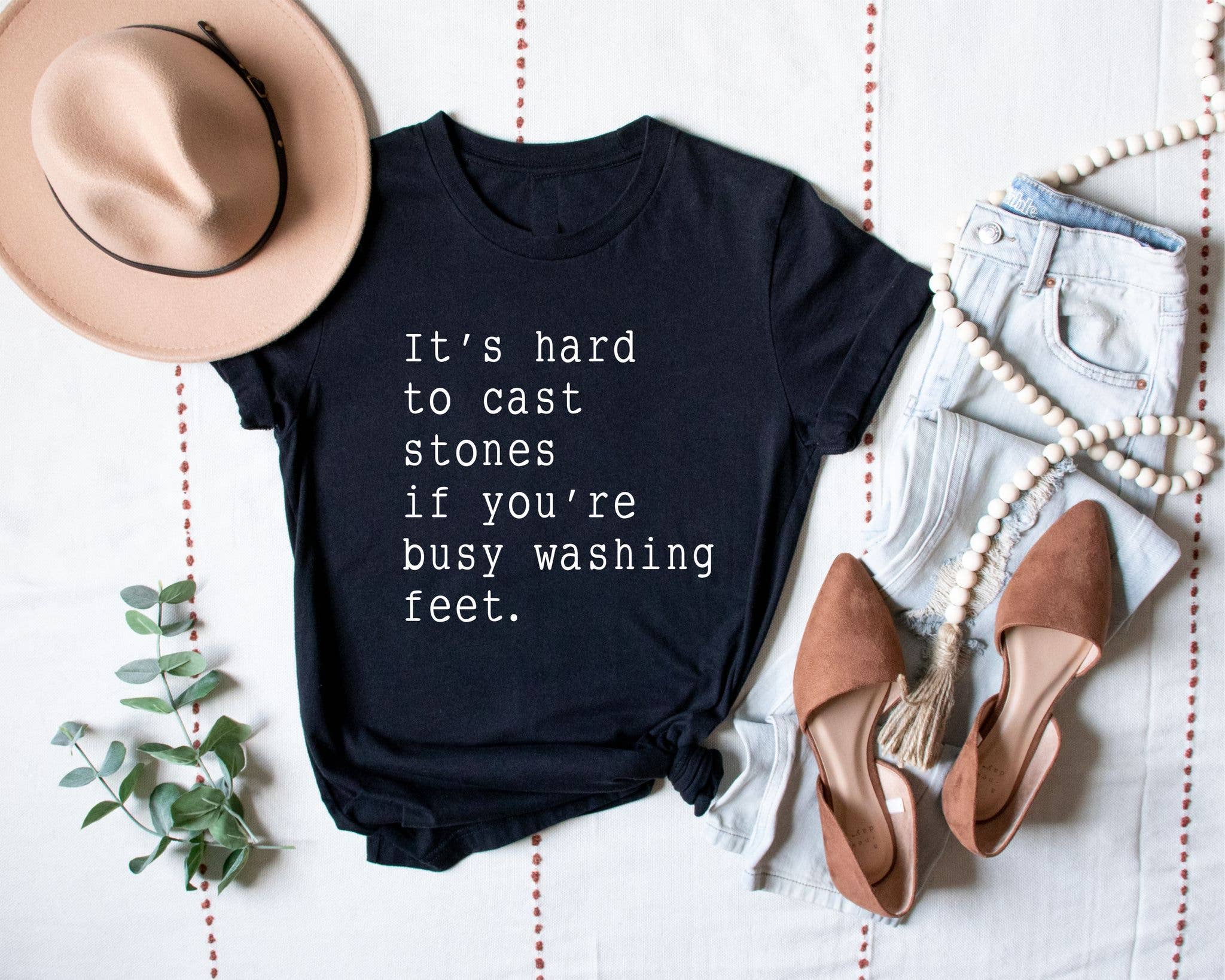 Christian Hard Casting Stones Bella Graphic Tee Free Ship Hoodie, Sweatshirt | PodTeesHub.com