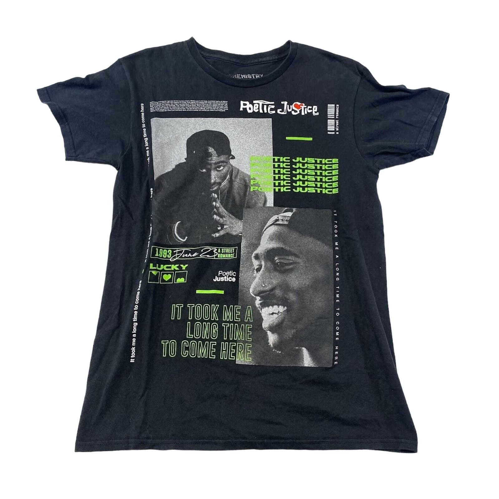 Chemistry Poetic Justice Tupac Graphic Tee Vintage Style Size Xs Hoodie, Sweatshirt | PodTeesHub.com