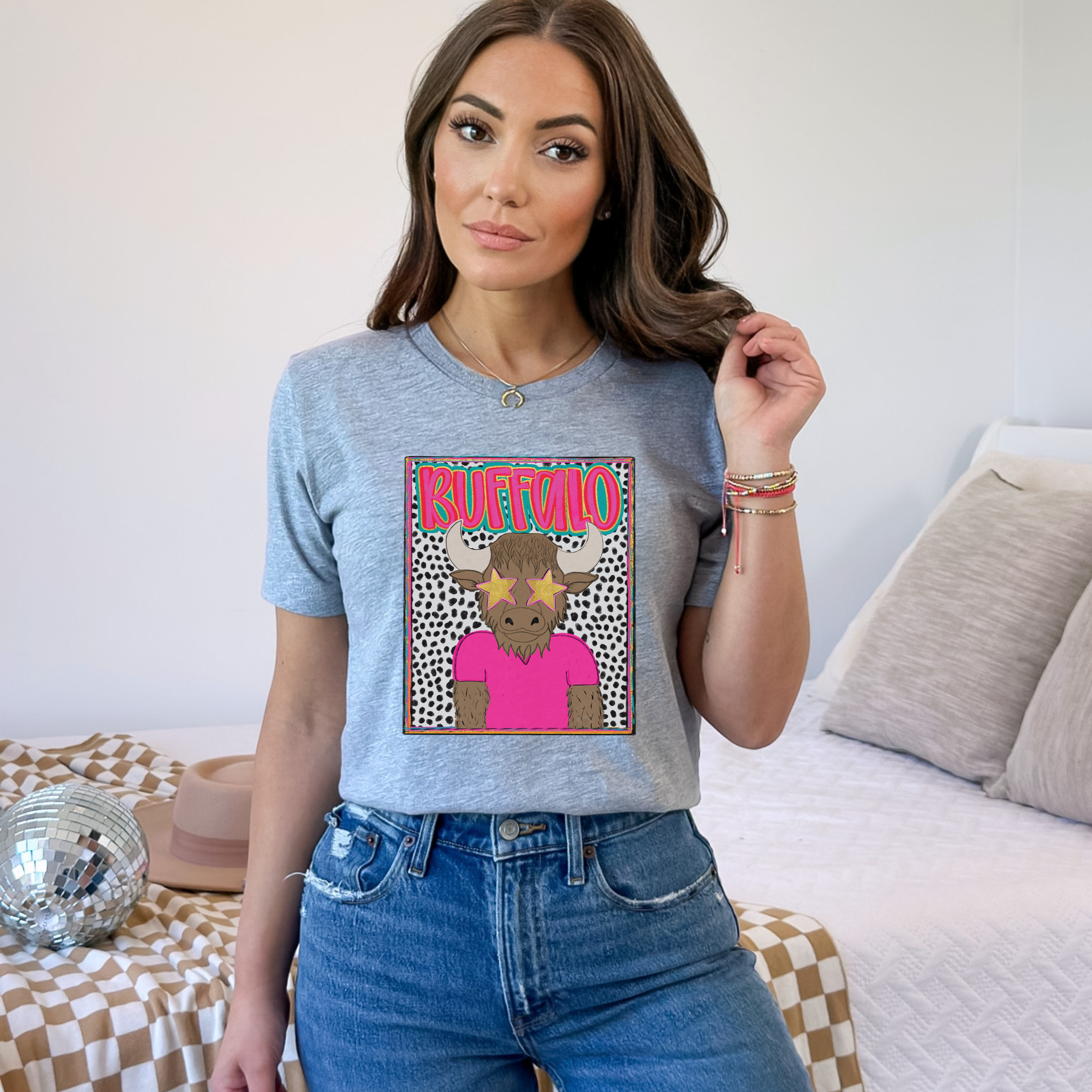Buffalo Colorful Mascot Tee Hoodie, Sweatshirt | PodTeesHub.com