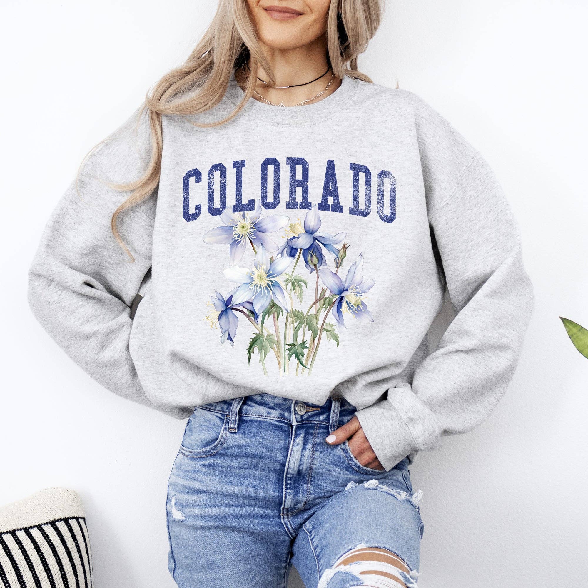 Colorado State Flower Sweatshirt T-Shirts, Hoodie | PodTeesHub.com