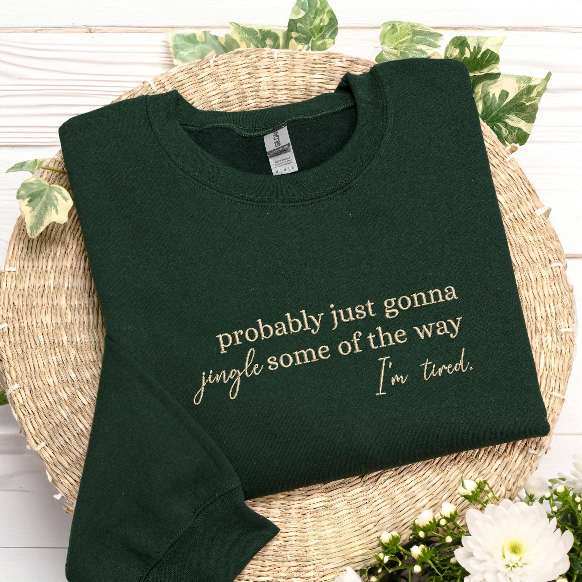 Jingle All the Way Christmas Crewneck Sweater T-Shirts, Hoodie, Sweatshirt | PodTeesHub.com
