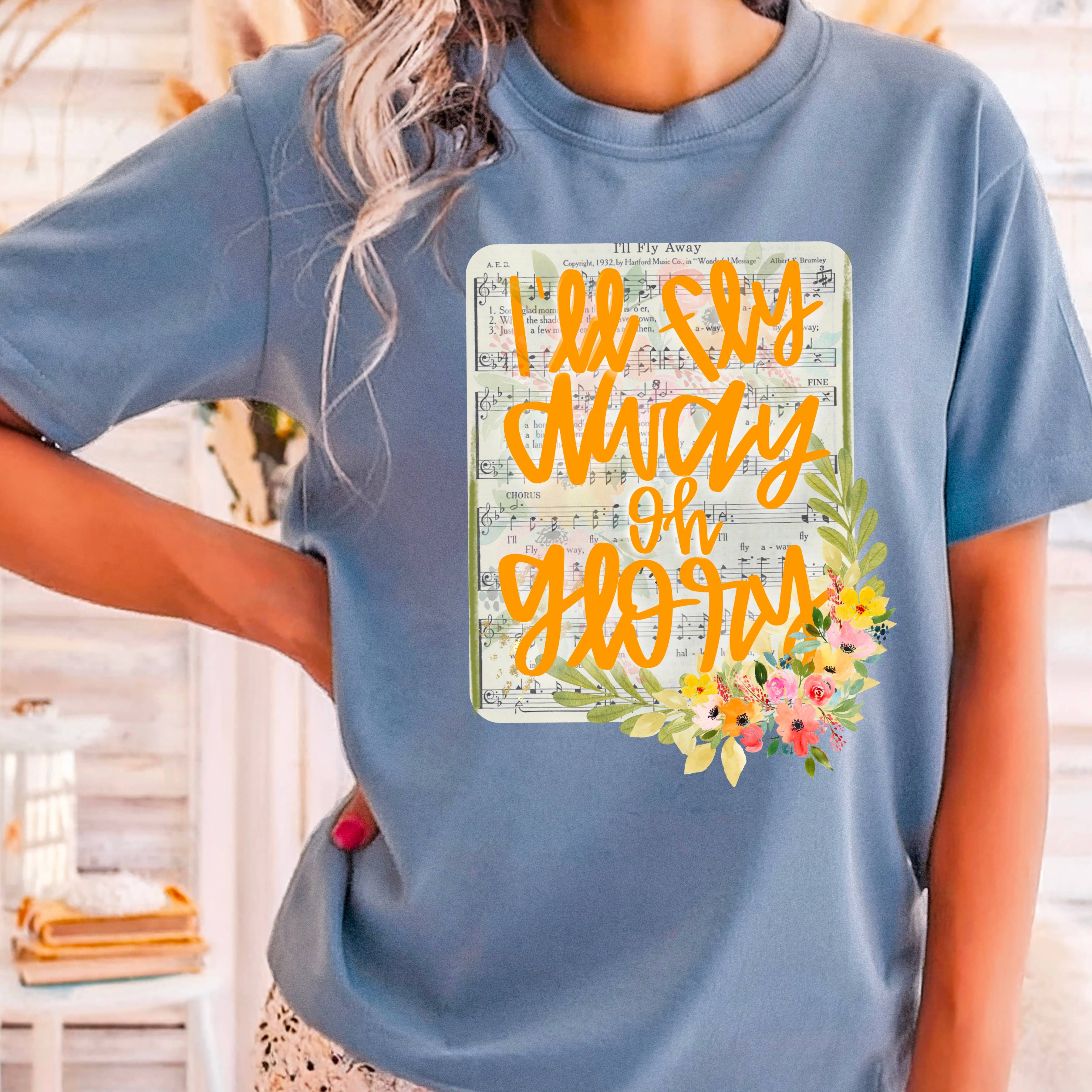 I’Ll Fly Away  Graphic Shirt | Comfort Colors Hoodie, Sweatshirt | PodTeesHub.com