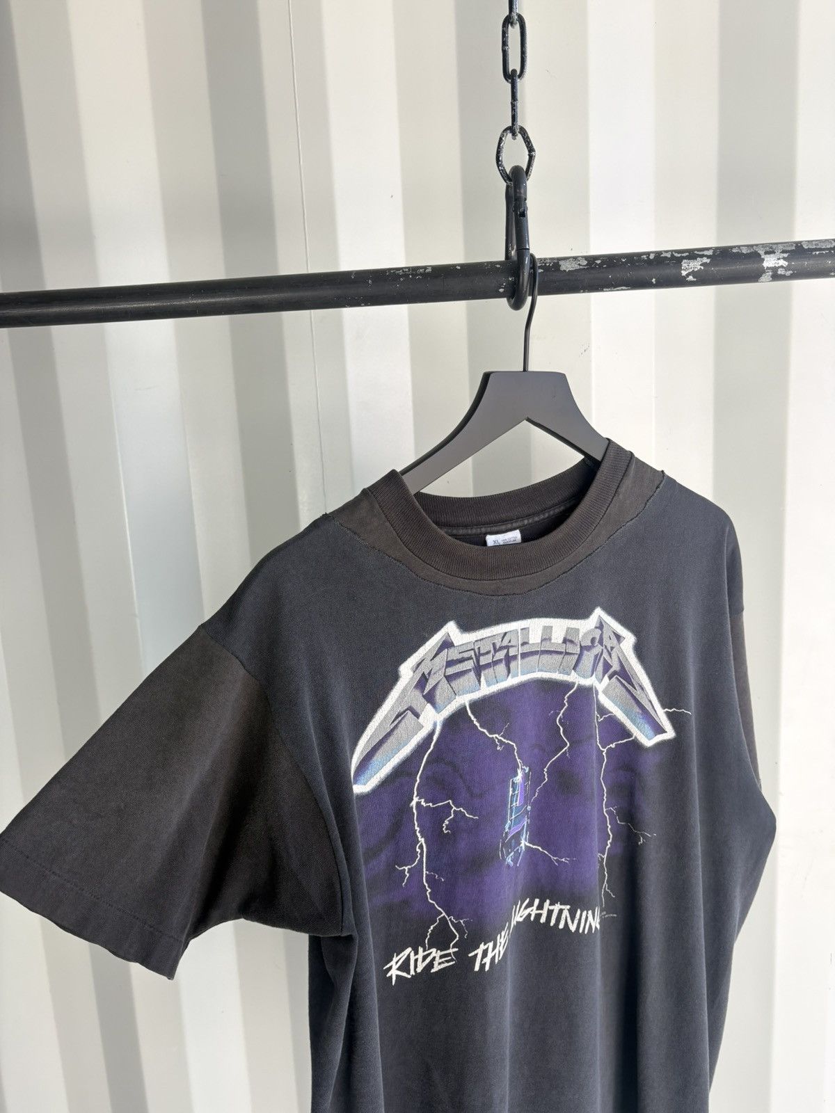 Band Thrashed Metallica Repaired Distressed Faded Shirt Grunge T-Shirts, Hoodie, Sweatshirt