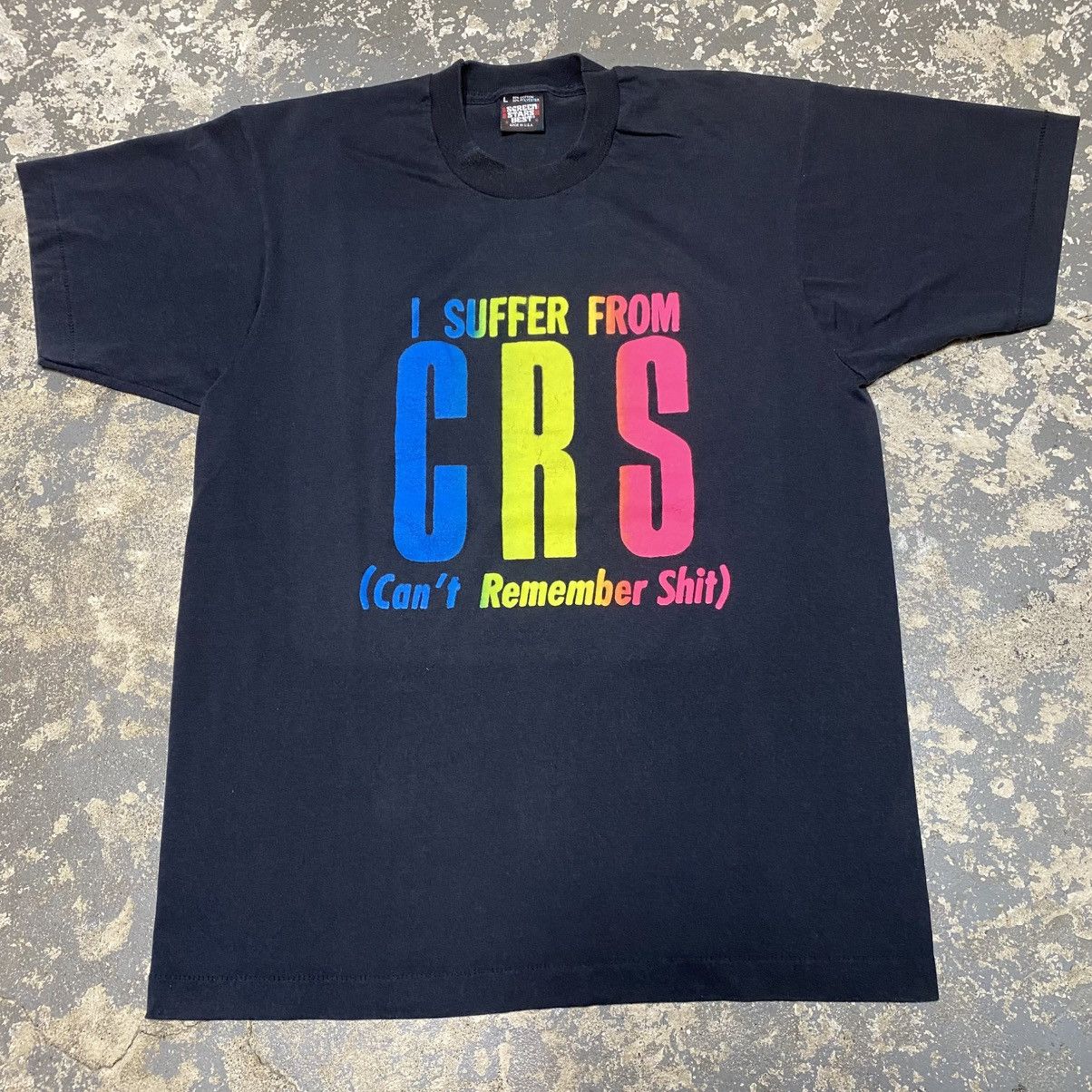 Vintage I Suffer From Crs Can T Remember Shit Funny Tshirt Hoodie, Sweatshirt | PodTeesHub.com