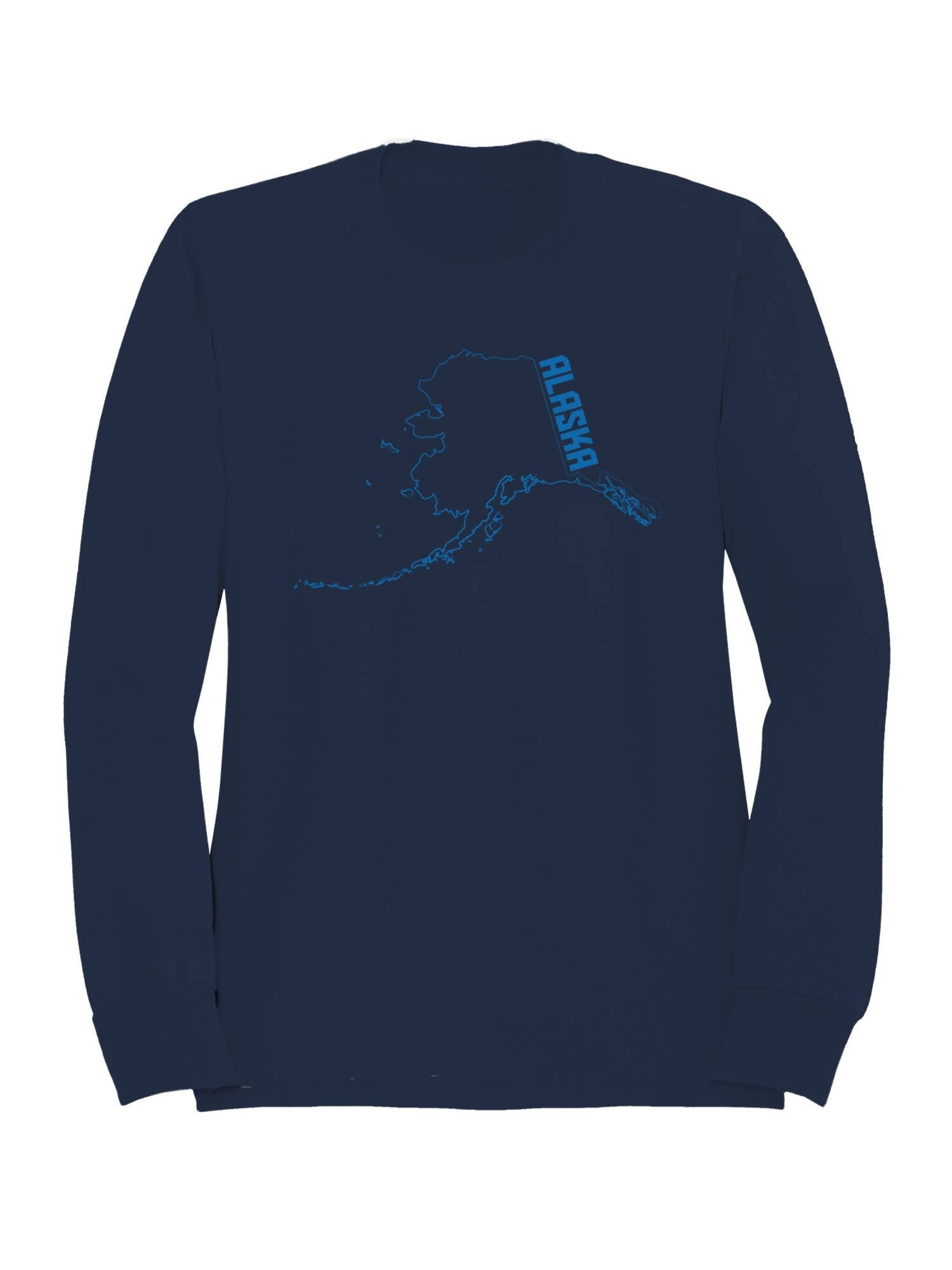 Alaska Hoodie Map Design Women's Sweatshirt T-Shirts | PodTeesHub.com