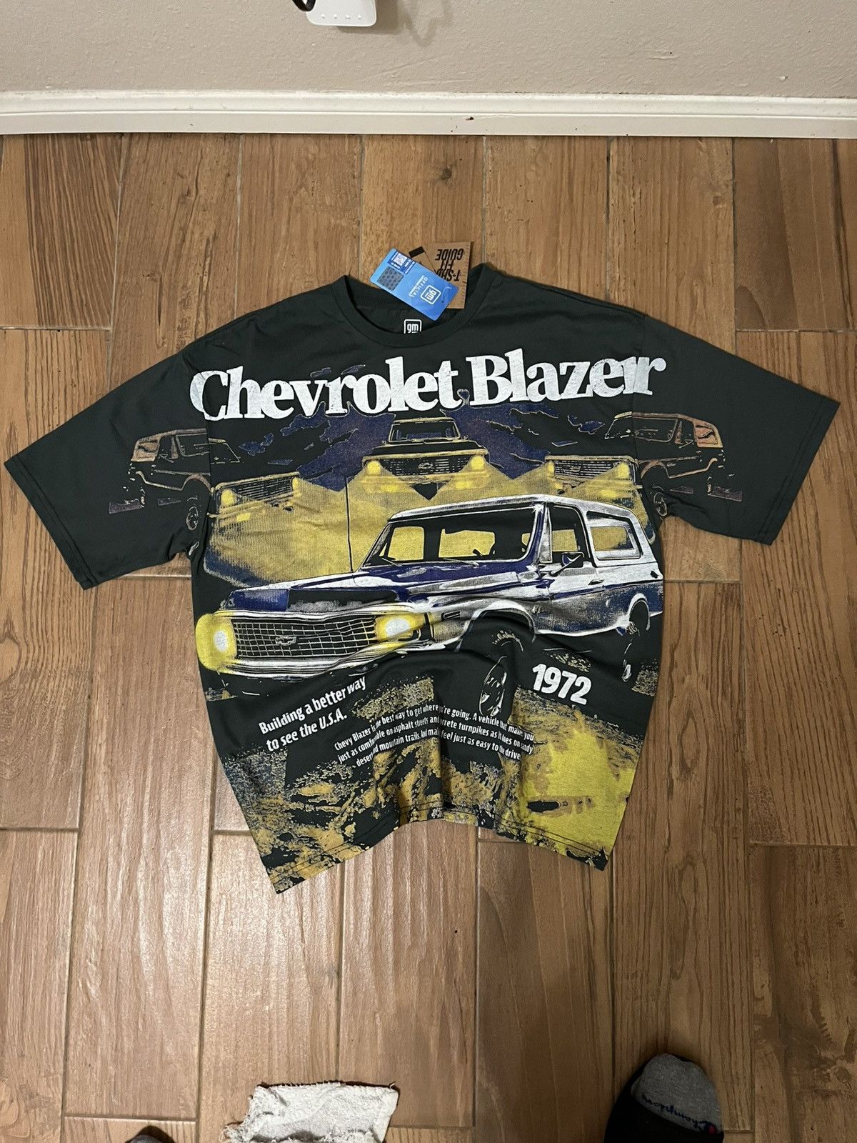 Vintage Style Chevrolet Blazer All Over Print Tee Hoodie, Sweatshirt | PodTeesHub.com