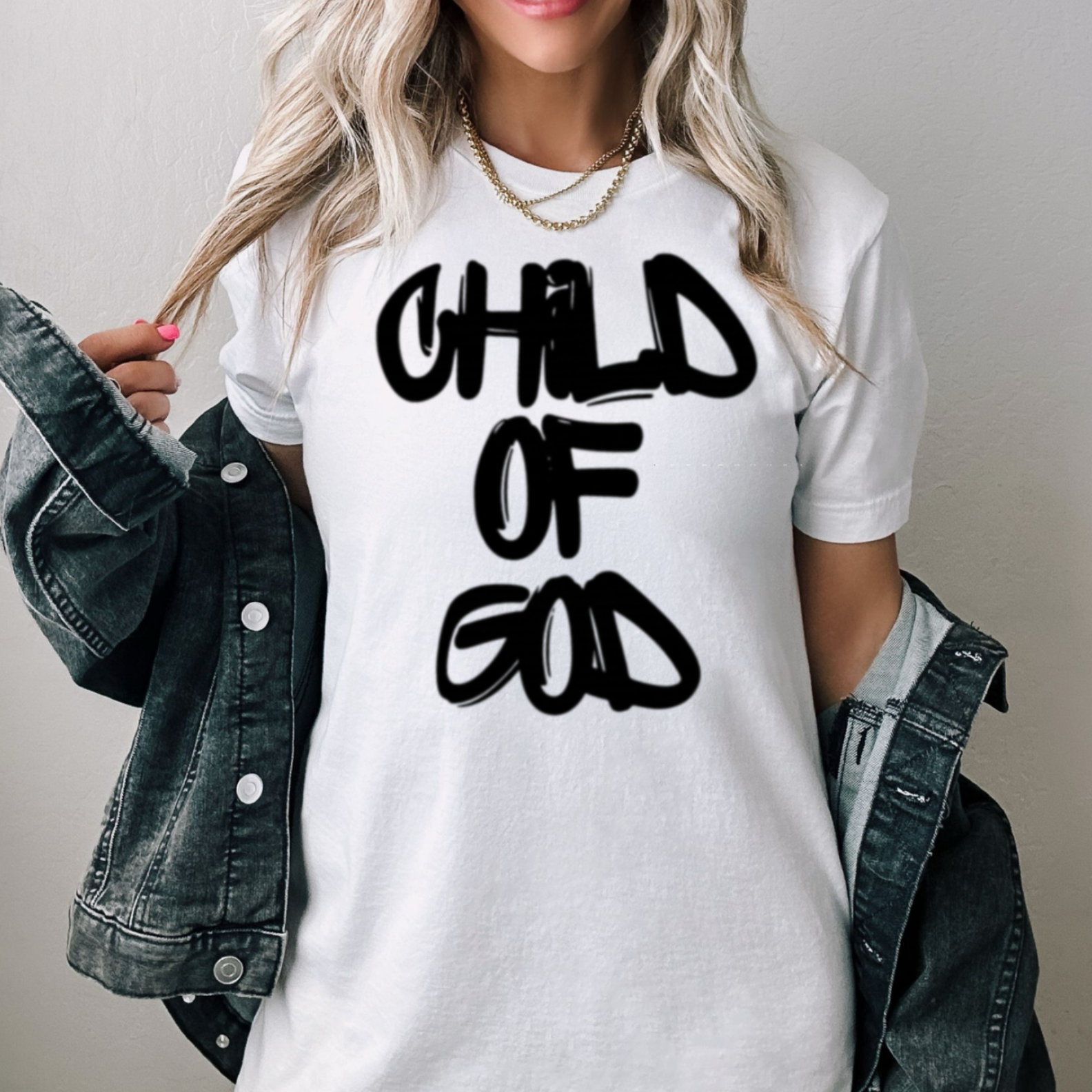 Child of God Christian Graphic Tee | Bella Canvas Hoodie, Sweatshirt | PodTeesHub.com
