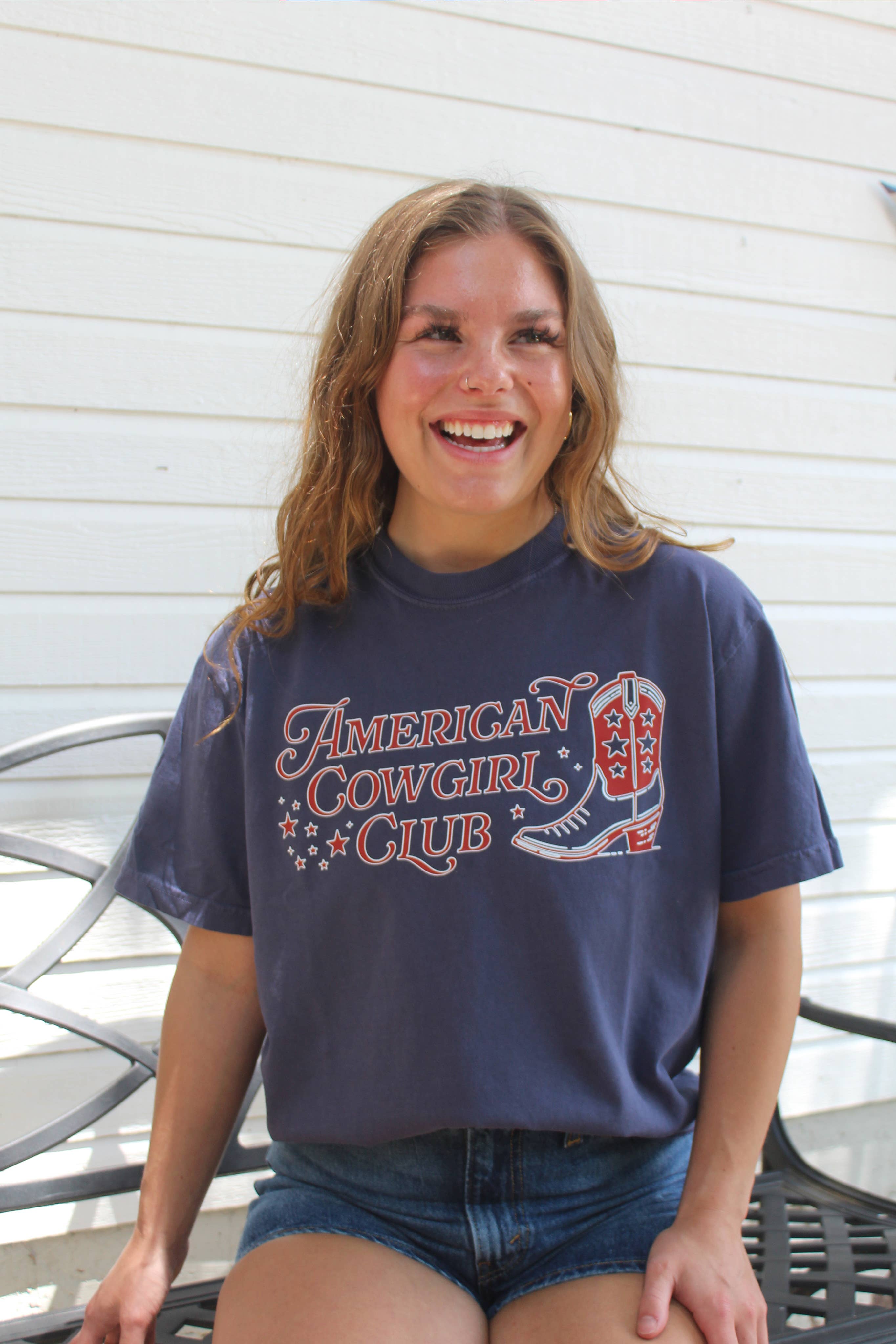 American Cowgirl Club Graphic Tee Hoodie, Sweatshirt | PodTeesHub.com