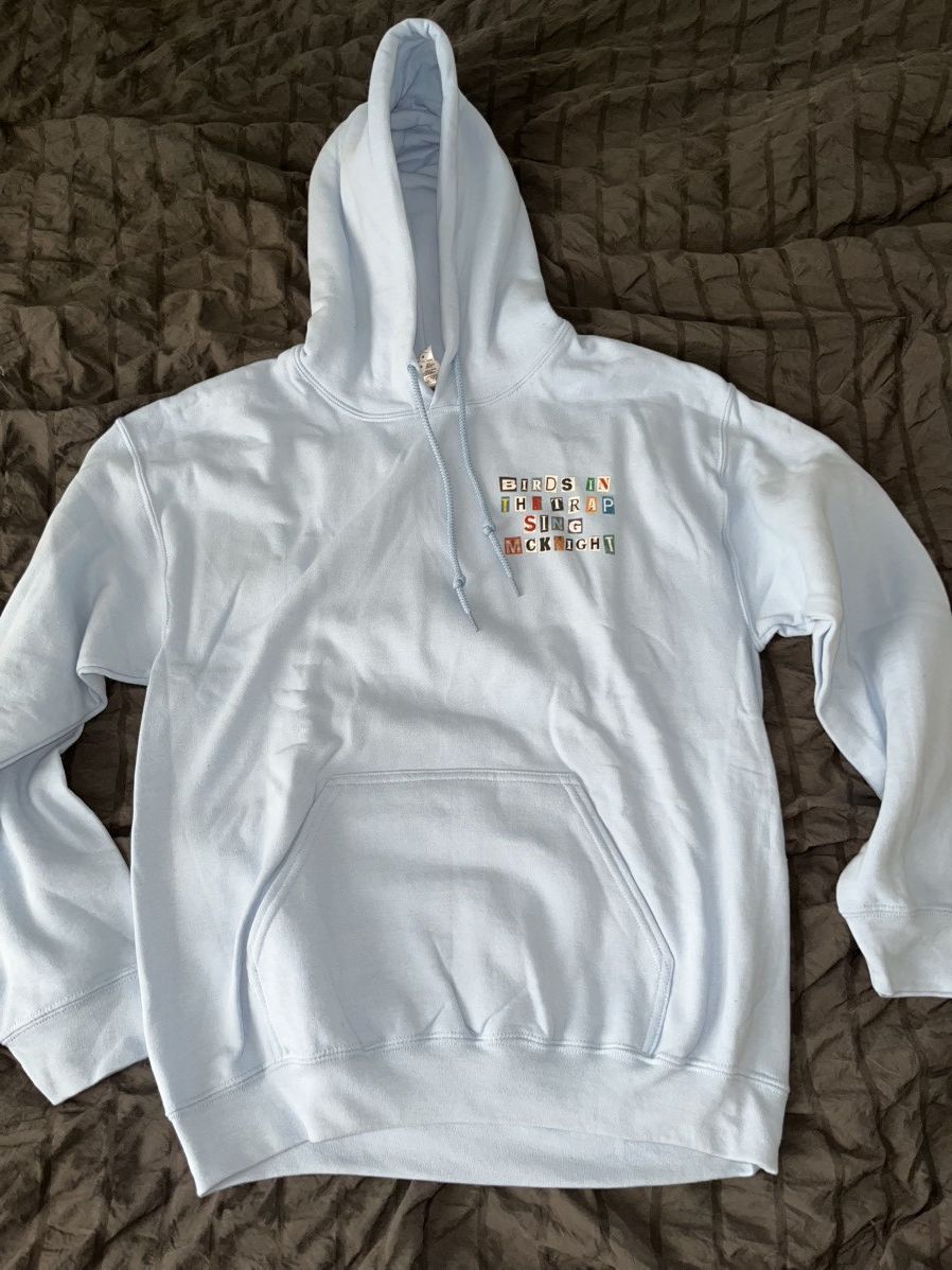 Scott Travis Scott Birds In The Trap Sing Mcknight Hoodie Skyblue T-Shirts, Sweatshirt | PodTeesHub.com