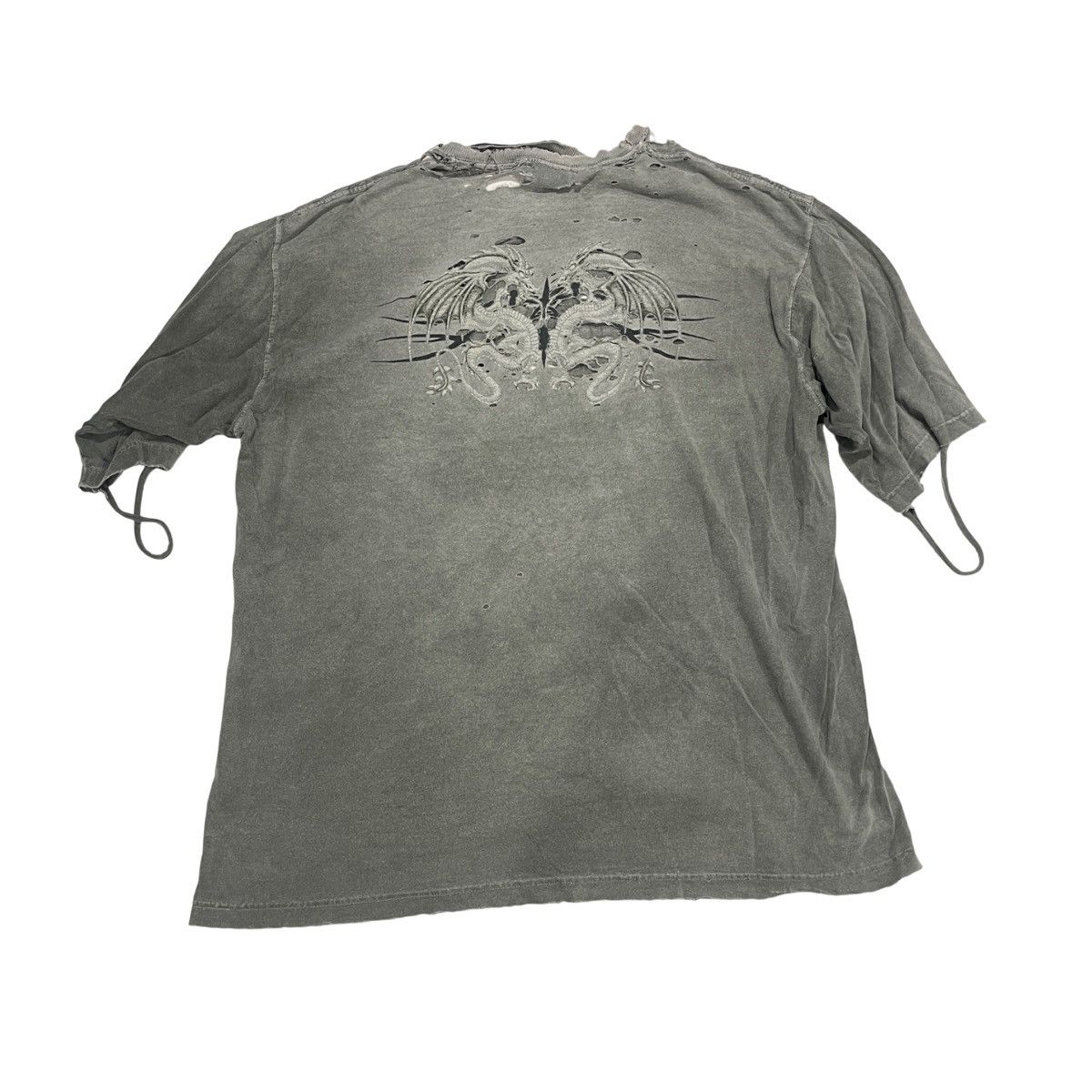 Other Vintage Thrashed 2000 S Tribal Dragon Faded Tee Hoodie, Sweatshirt | PodTeesHub.com
