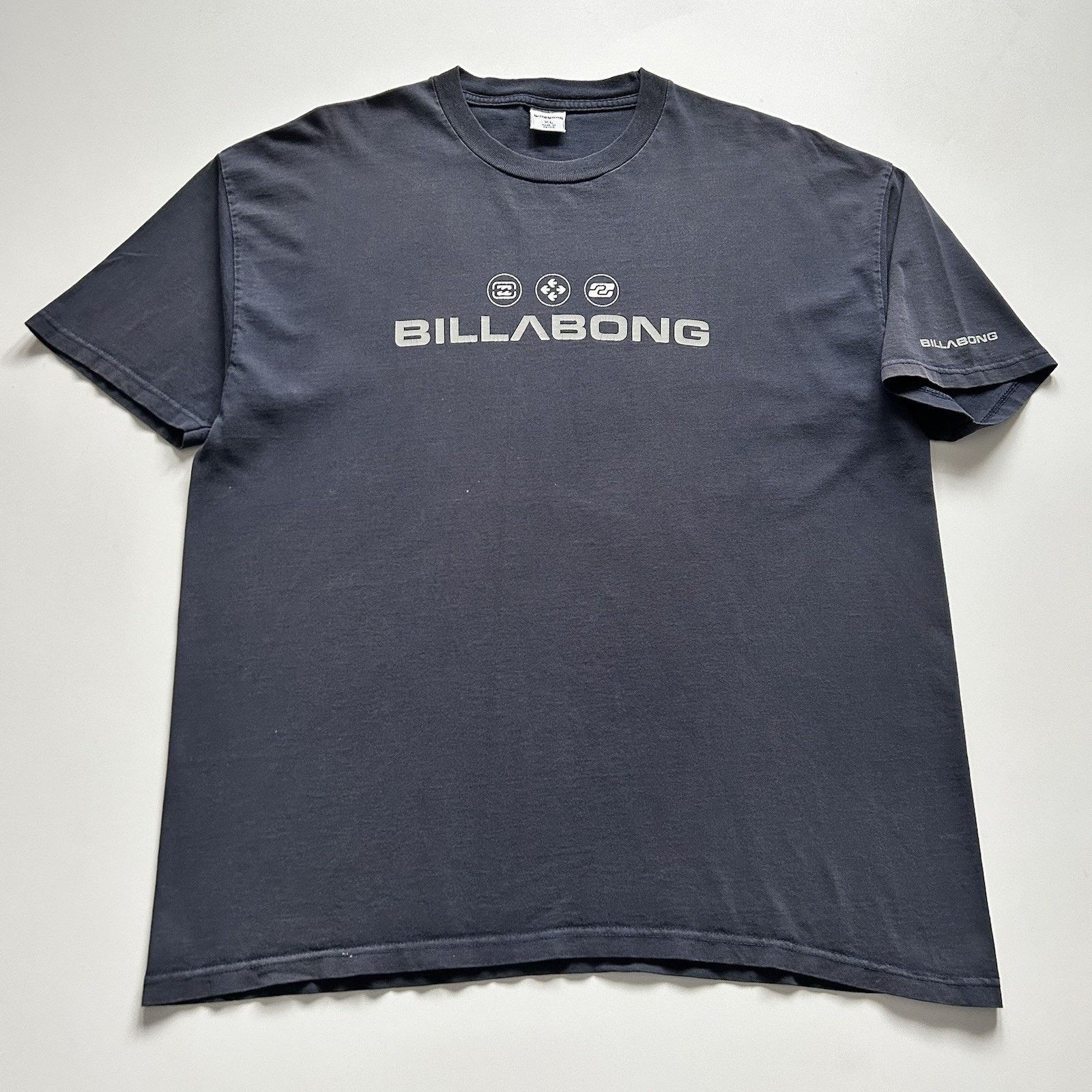 Vintage 90s Billabong Xl Skate Surf Spell Out Faded T-Shirts, Hoodie, Sweatshirt