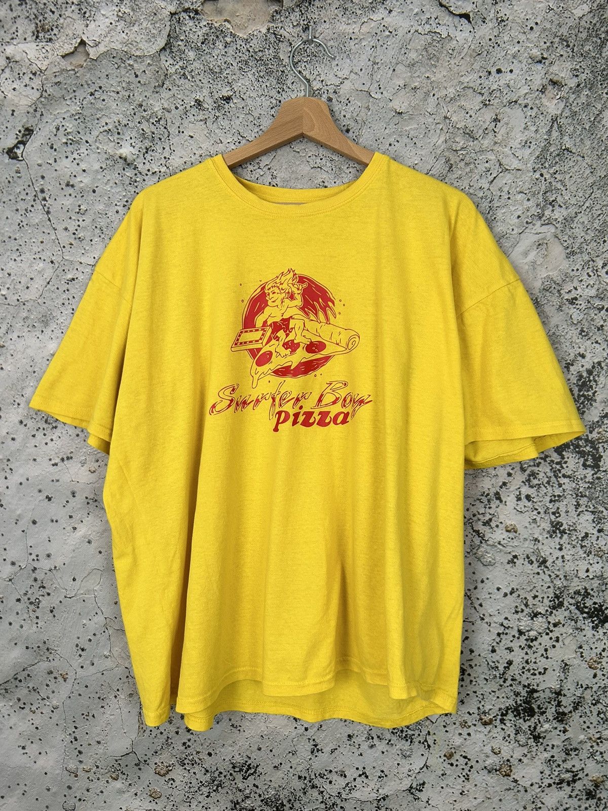 Other Vintage Surfer Pizza Boy Graphic Tee Skateboards Rare Hoodie, Sweatshirt | PodTeesHub.com