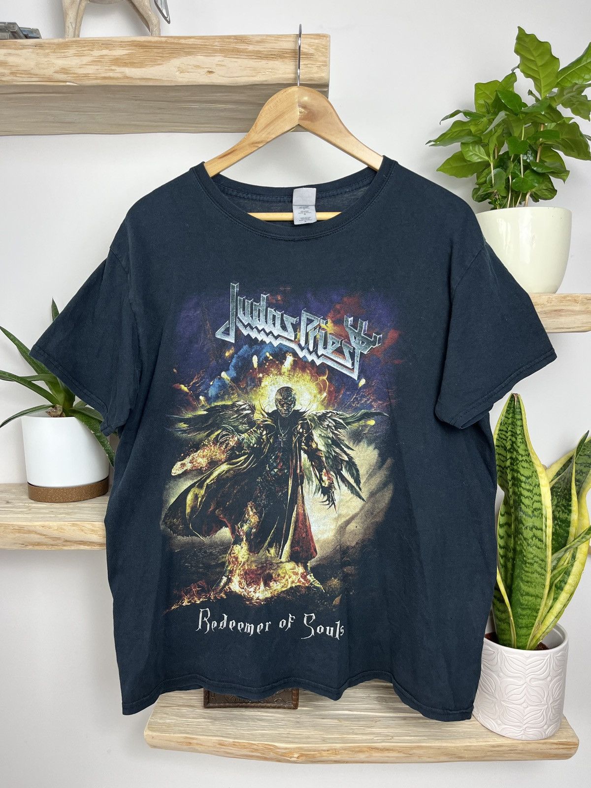 Band Tees Vintage Judas Priest Redeemer Of Souls Y2k Band Tee Metal Hoodie, Sweatshirt | PodTeesHub.com