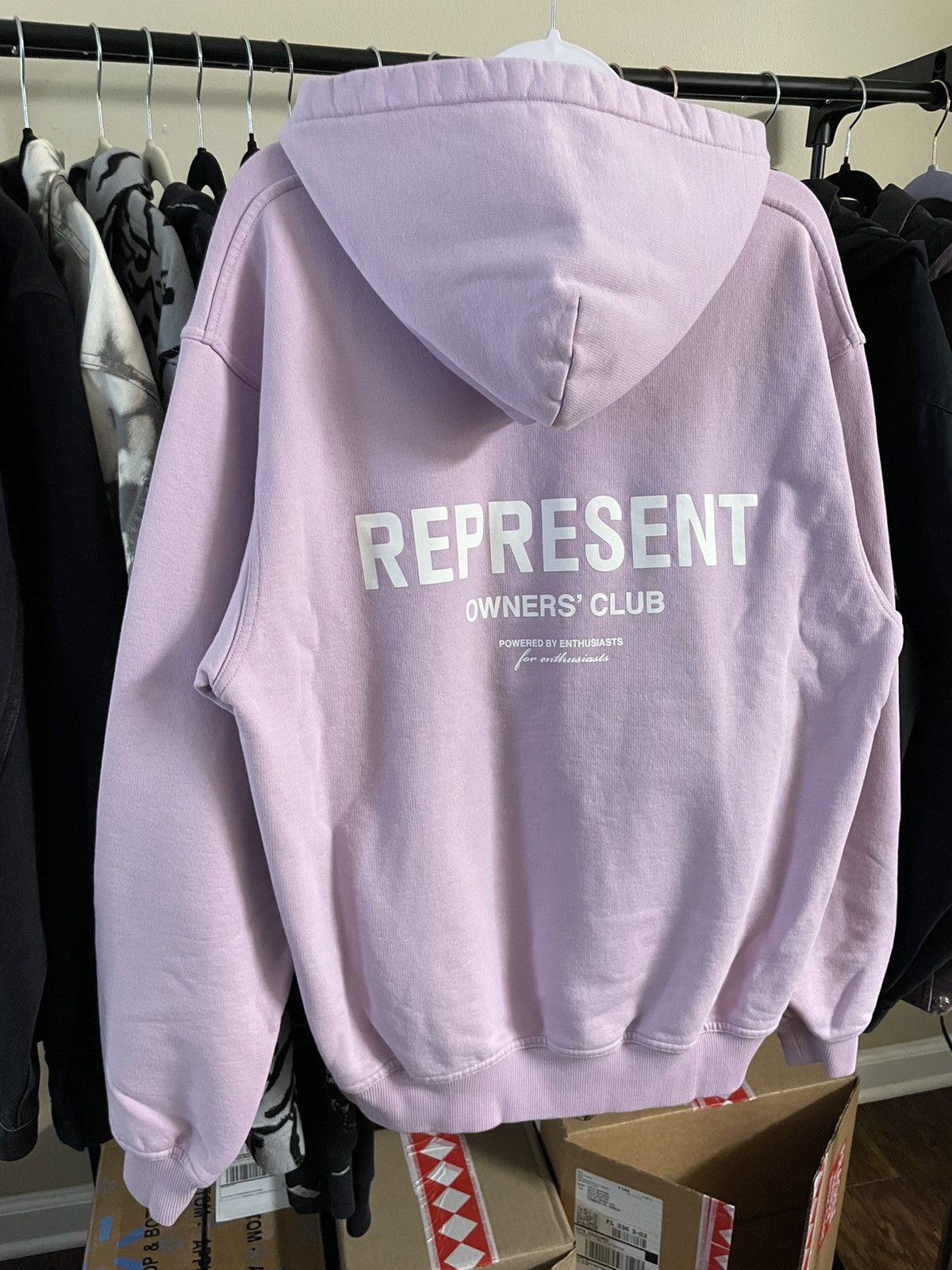 Represent Clo Owners Club Hoodie Lilac T-Shirts, Sweatshirt | PodTeesHub.com