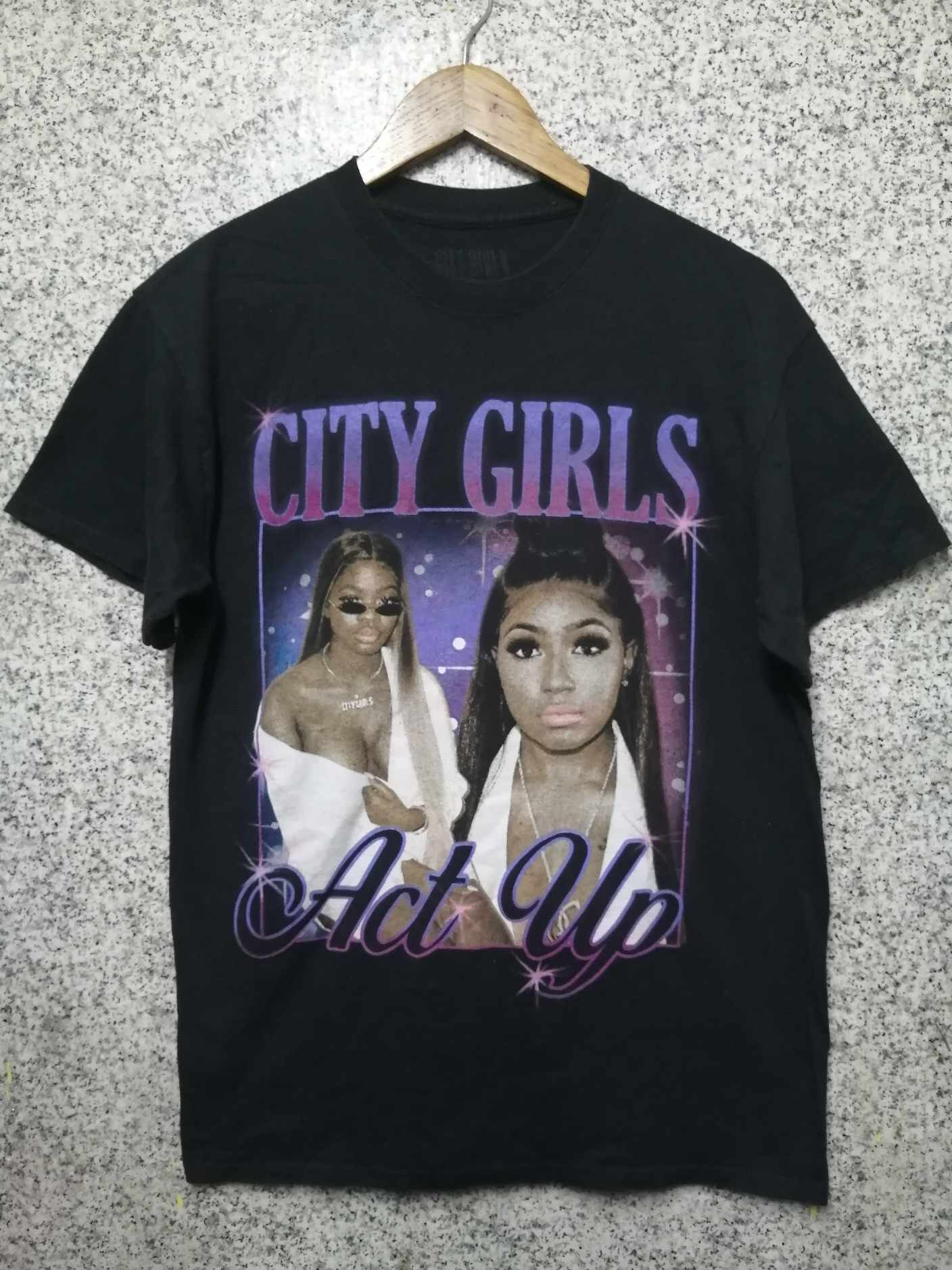 Rap Tees X Vintage City Girls American Hip Hop Tee Hoodie, Sweatshirt | PodTeesHub.com