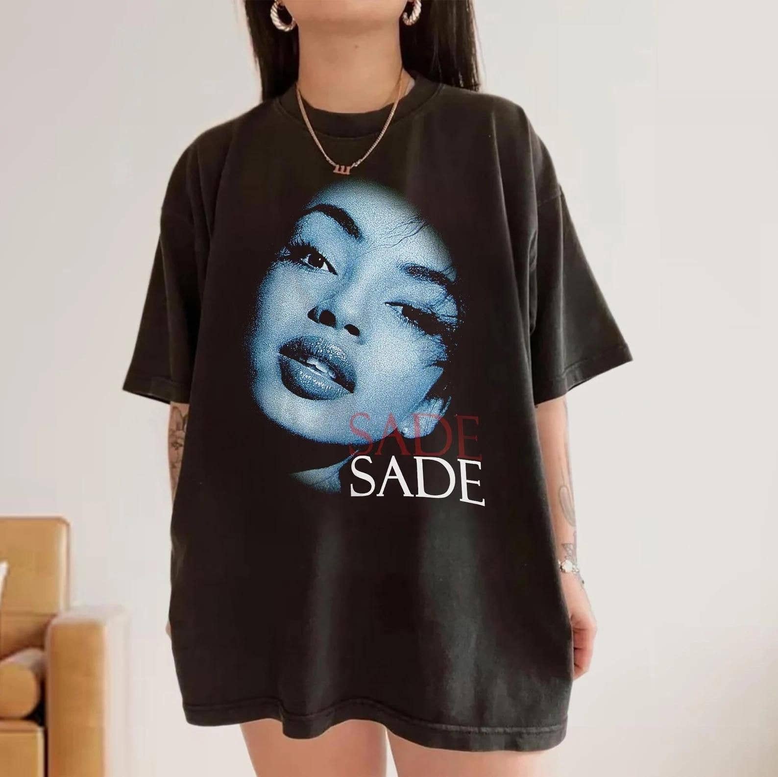 Sade Retro Vintage Concert Tour 2024 Unisex Tee Hoodie, Sweatshirt | PodTeesHub.com