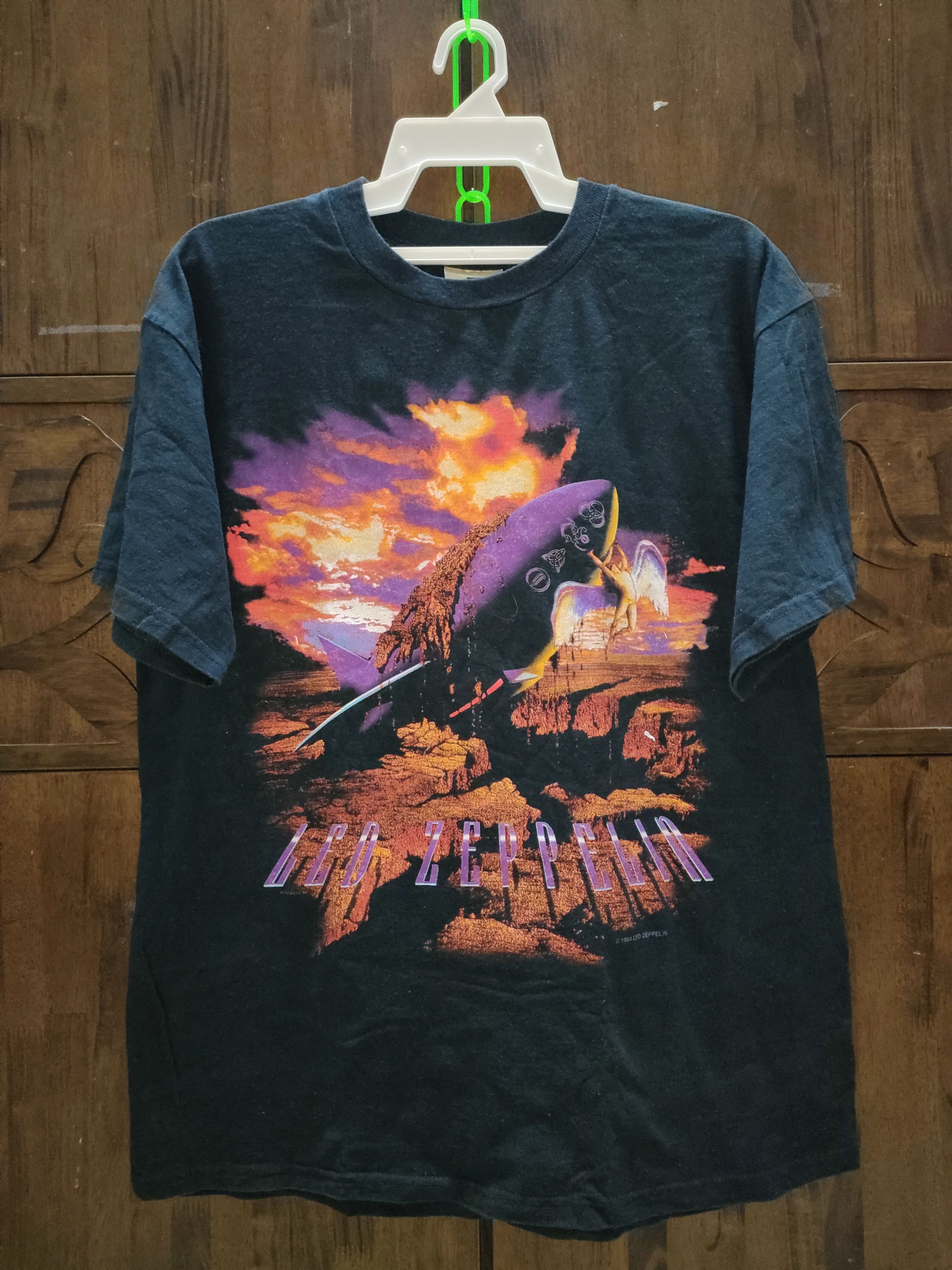 Led Zeppelin X Vintage Vintage 90s Led Zeppelin Ledzep Music Rock Band Tee Hoodie, Sweatshirt | PodTeesHub.com