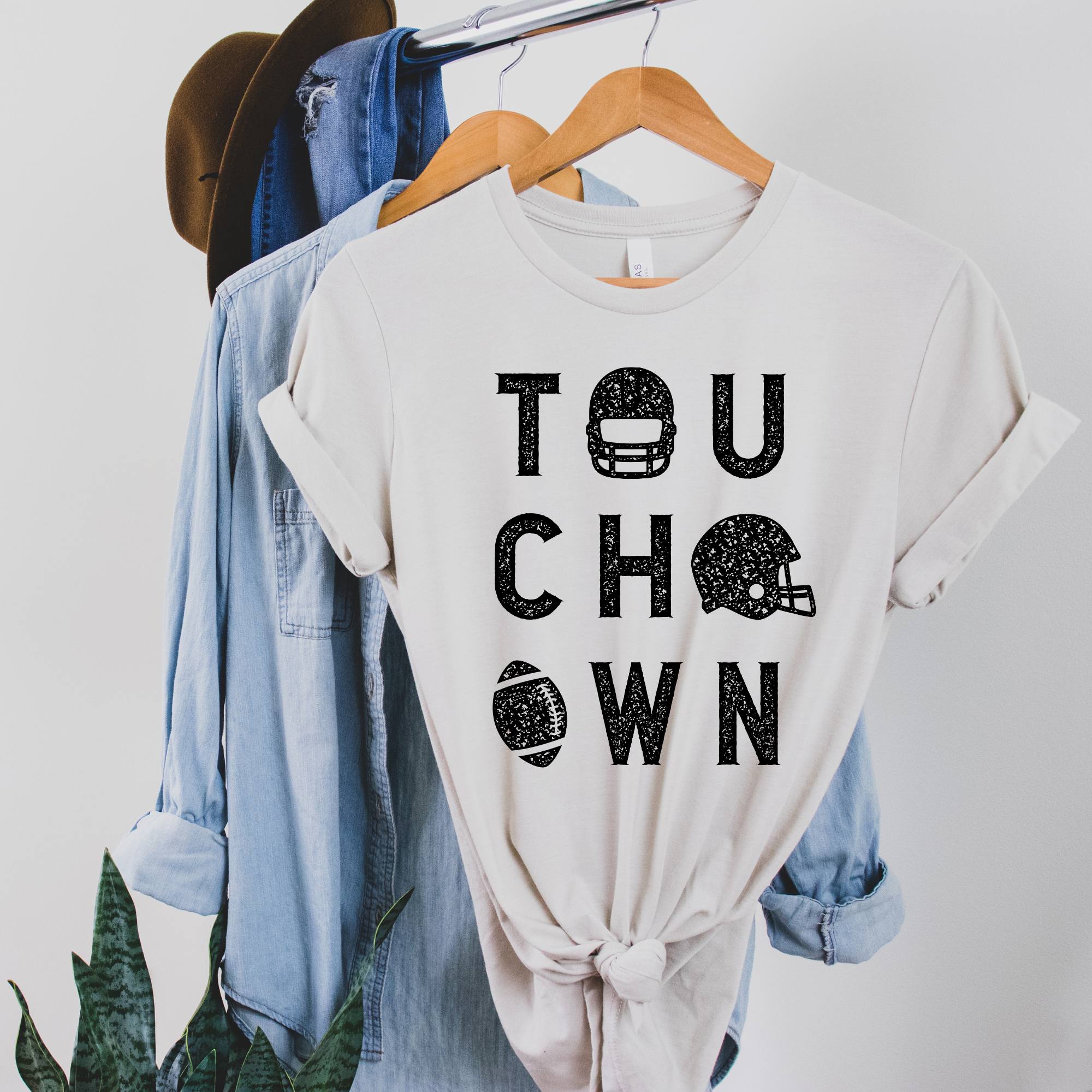 Touchdown Football Graphic Tee Hoodie, Sweatshirt | PodTeesHub.com