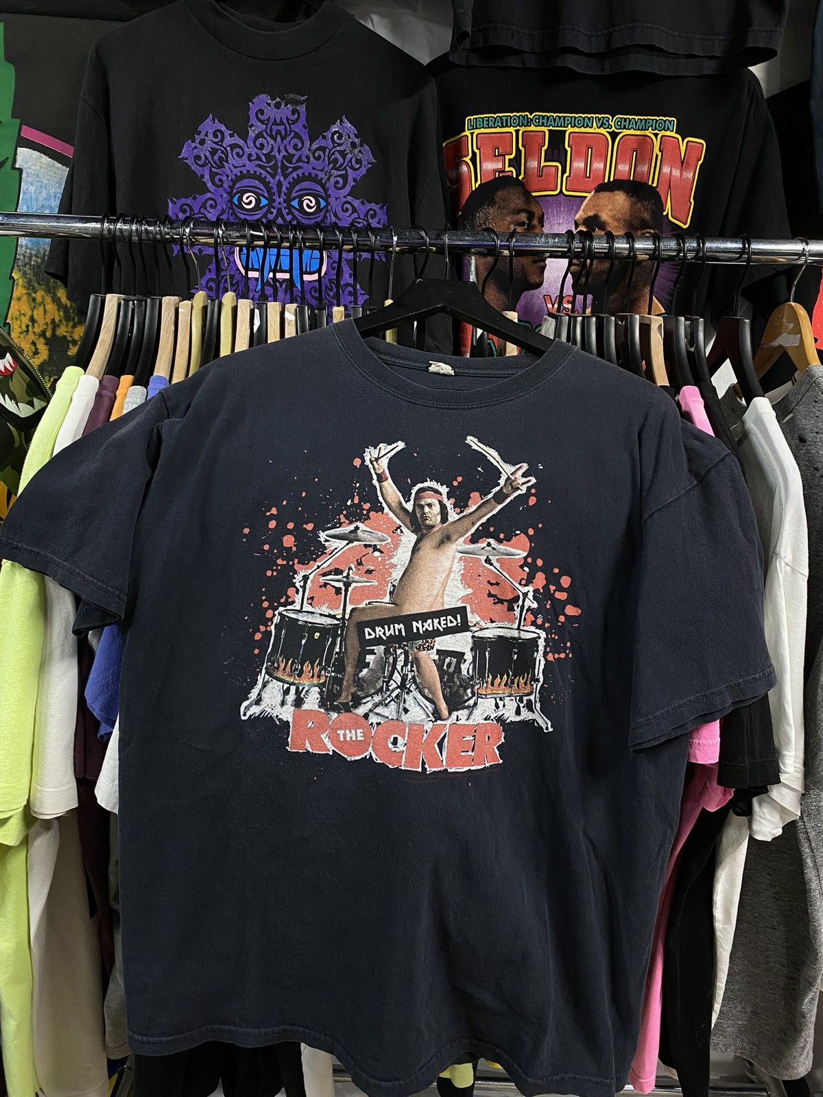 Vintage 00 The Rocker Movie Tee Shirt Medium Hoodie, Sweatshirt | PodTeesHub.com