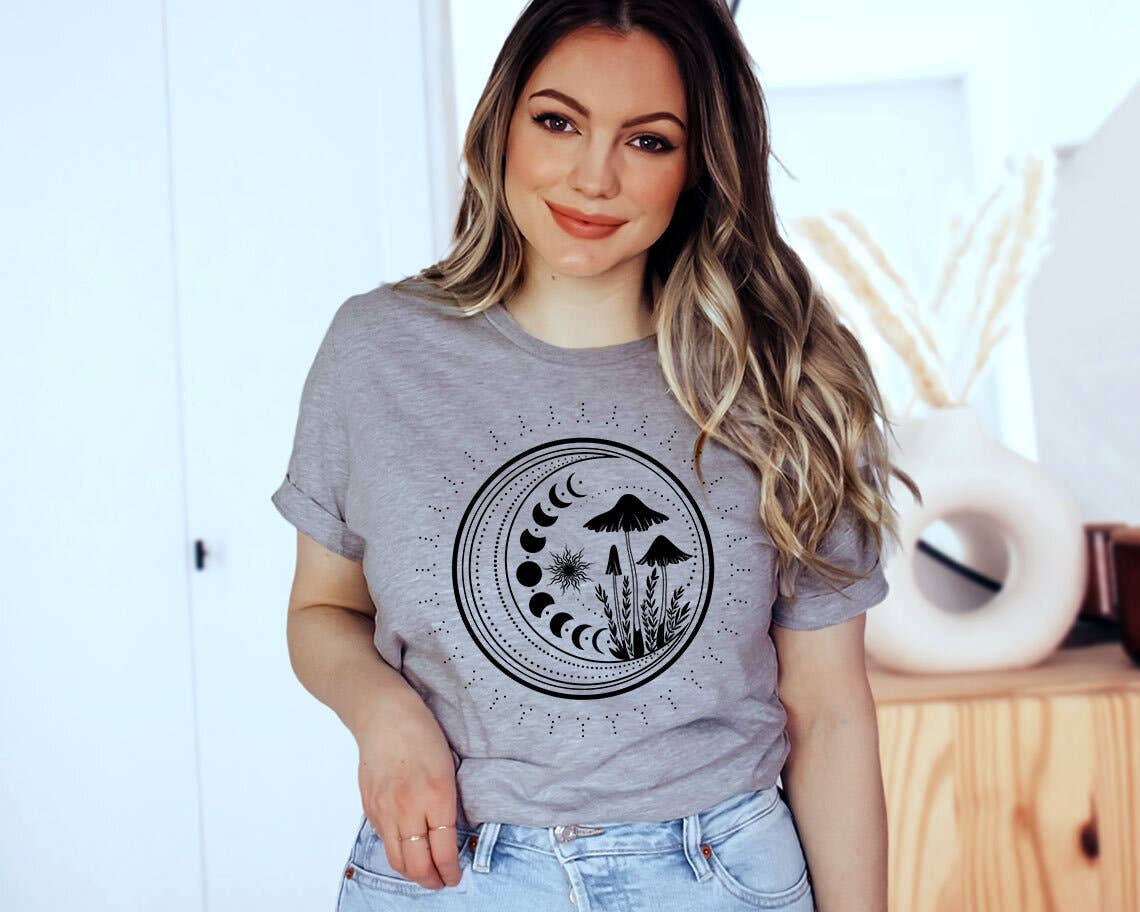 Magic Mushroom - Cottagecore Nature T-Shirt Hoodie, Sweatshirt | PodTeesHub.com