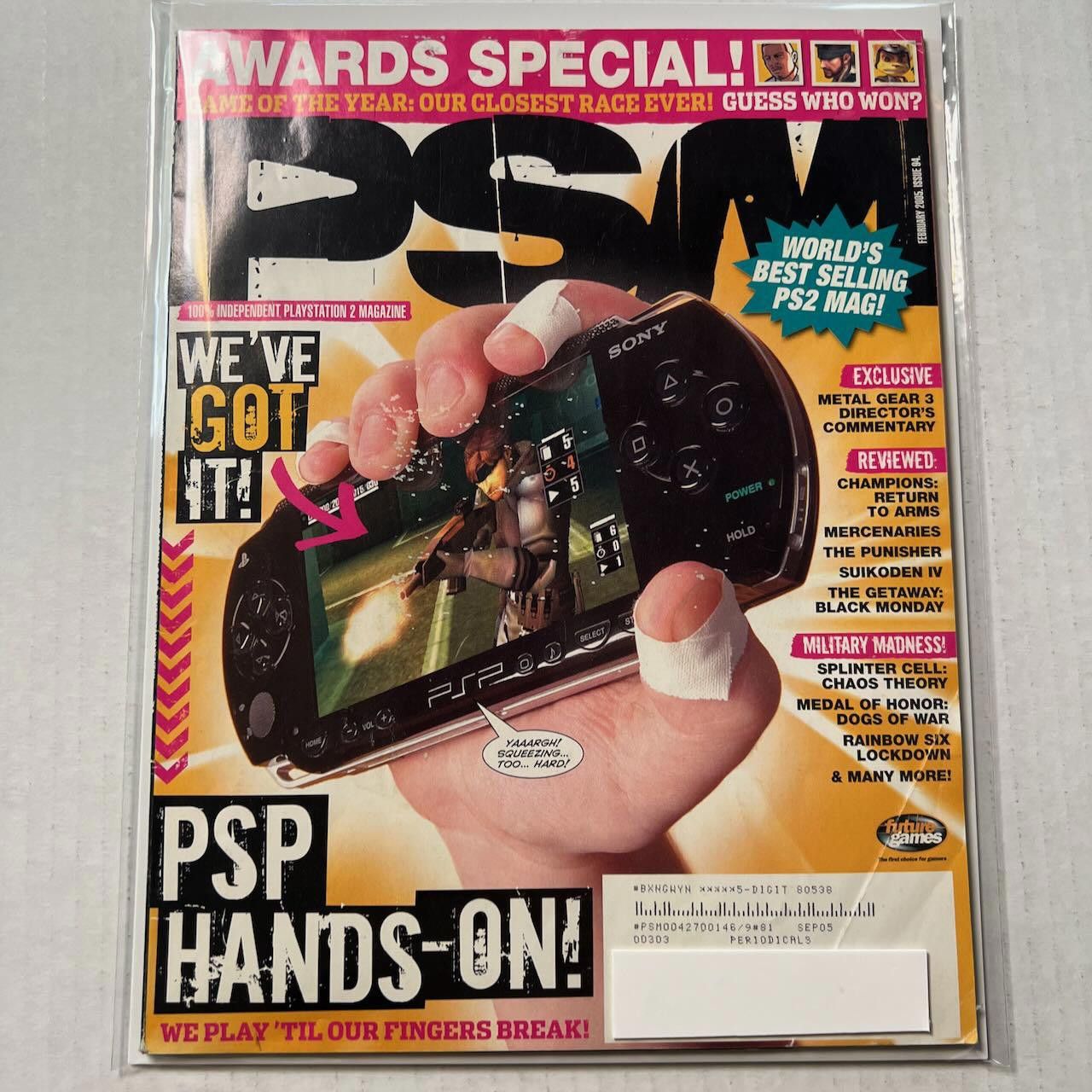Playstation Psm Magazine 94 Feb 2005 Psp Hands On Awards Special T-Shirts, Hoodie, Sweatshirt | PodTeesHub.com