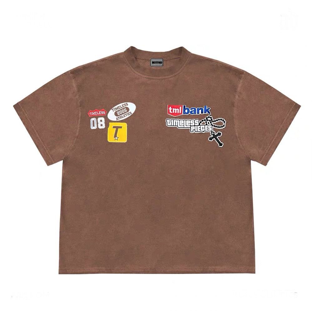 Japanese Brand Timeless Graphic Tee Y2k Vintage Style Brown Tshirt Hoodie, Sweatshirt | PodTeesHub.com