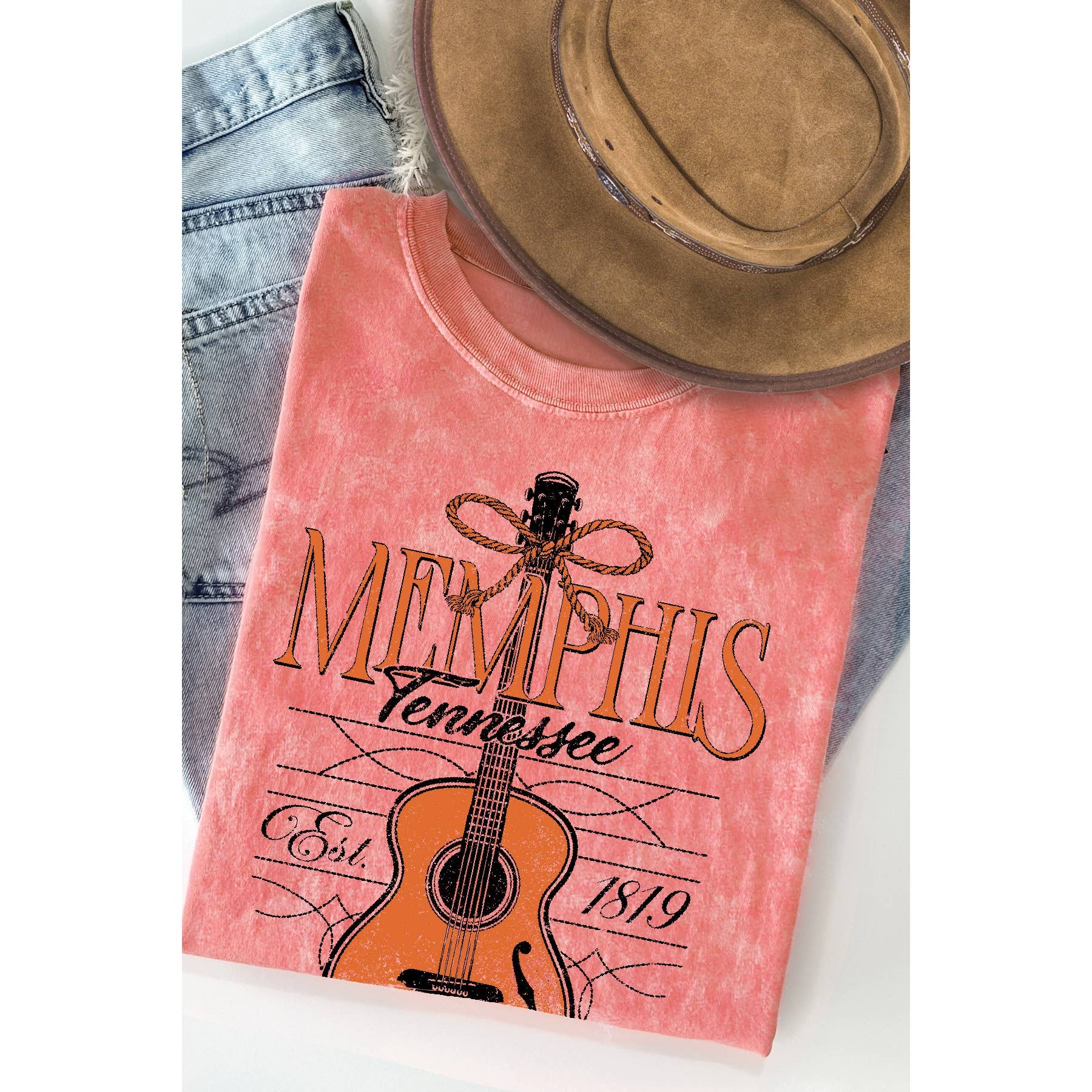 Memphis Tennessee Mineral Wash T Shirt Hoodie, Sweatshirt | PodTeesHub.com