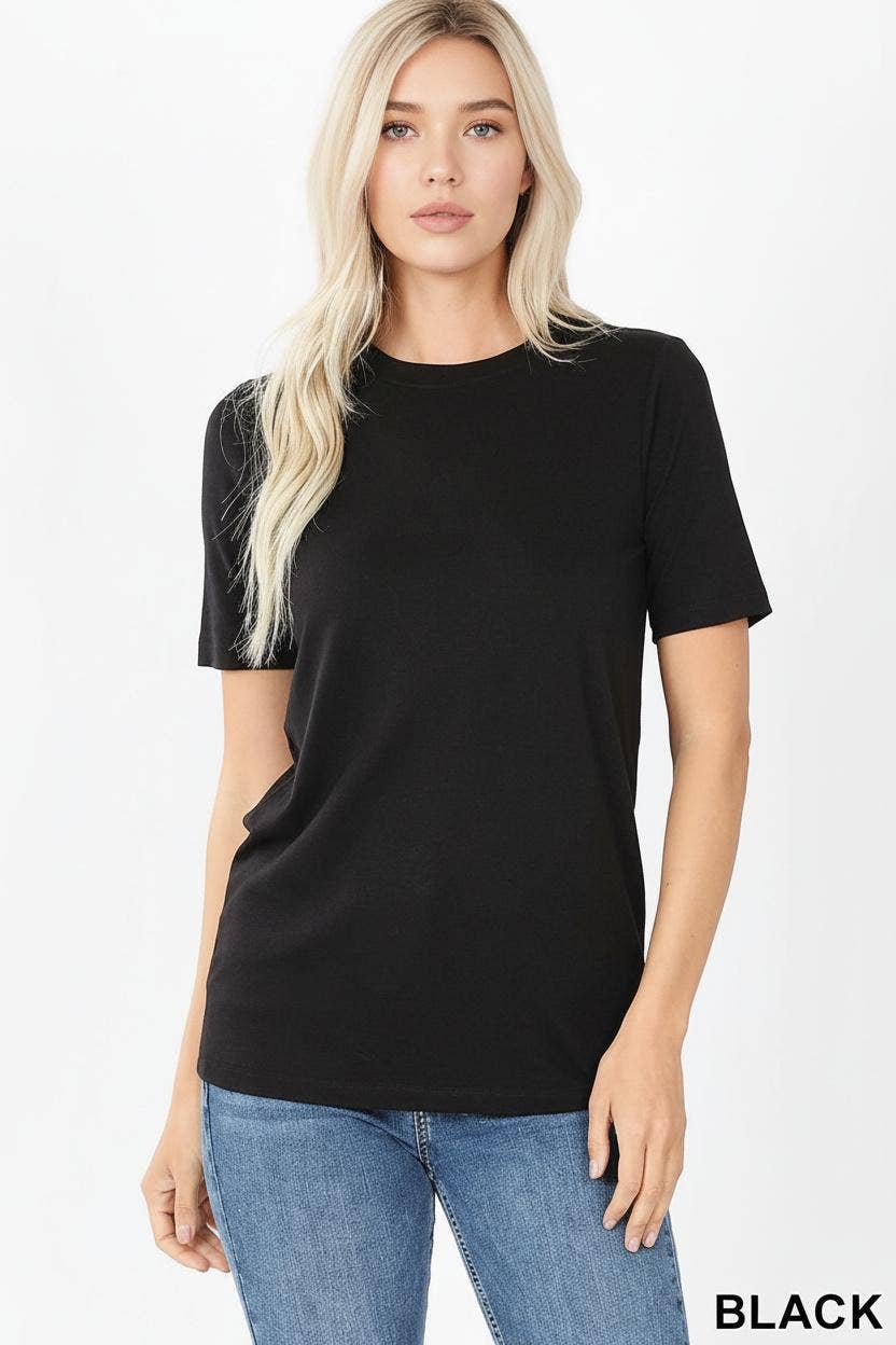 ,..._ Basic Rayon Short Sleeve Tee Hoodie, Sweatshirt | PodTeesHub.com
