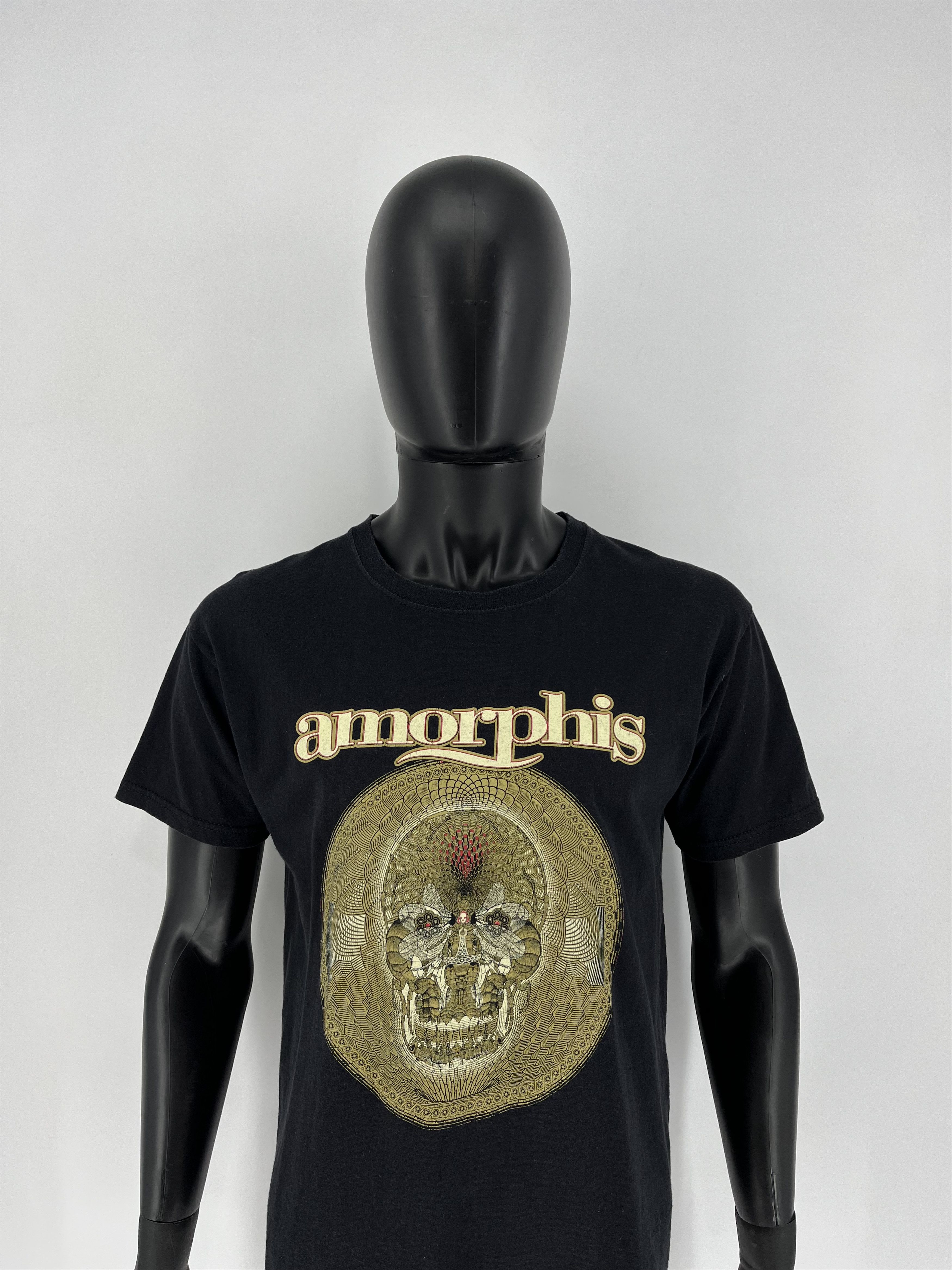 Vintage Amorphis Heavy Metal Finland Rock Band T Shirt Faded Hoodie, Sweatshirt | PodTeesHub.com