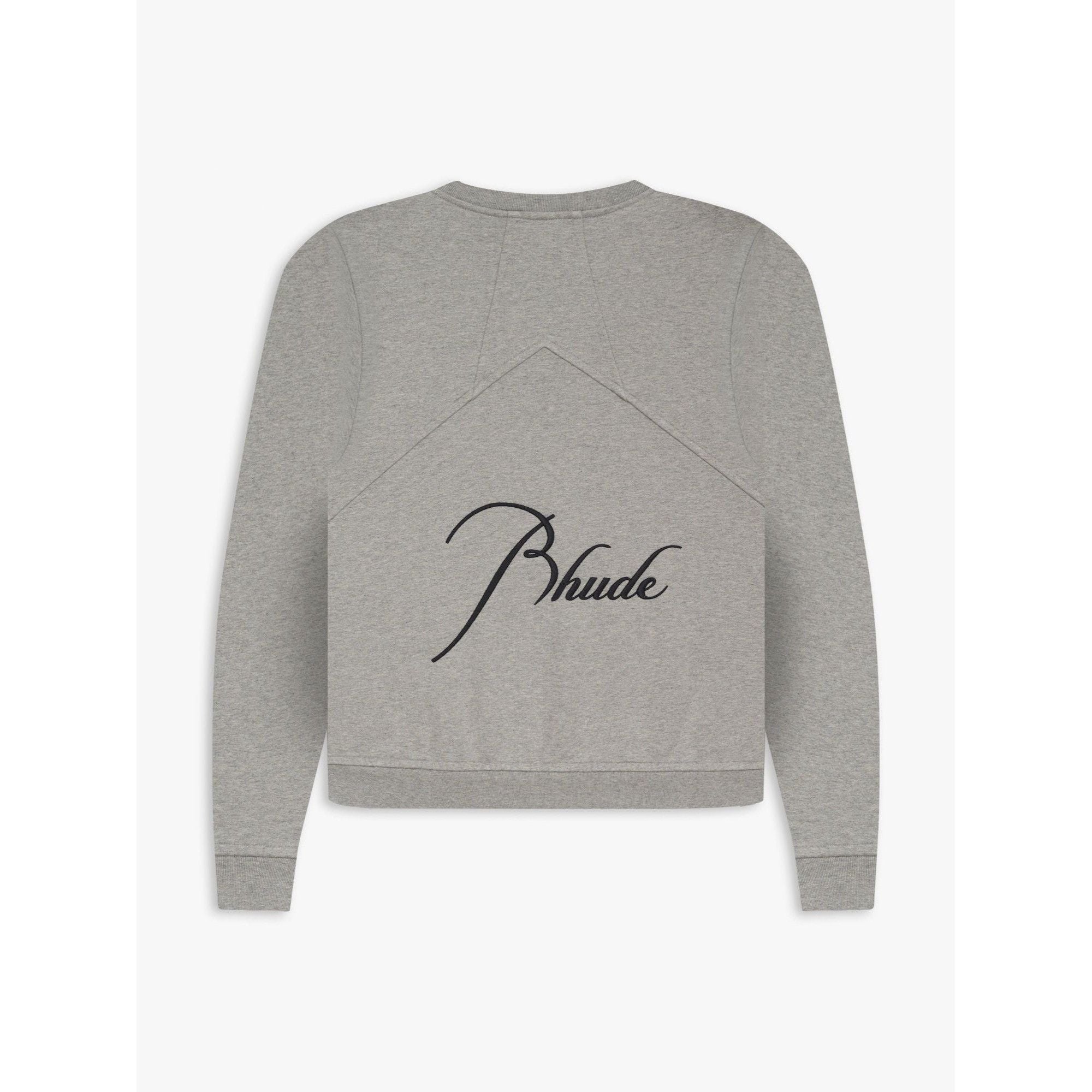 New Rhude Classic Crewneck Grey Sz Small T-Shirts, Hoodie, Sweatshirt | PodTeesHub.com