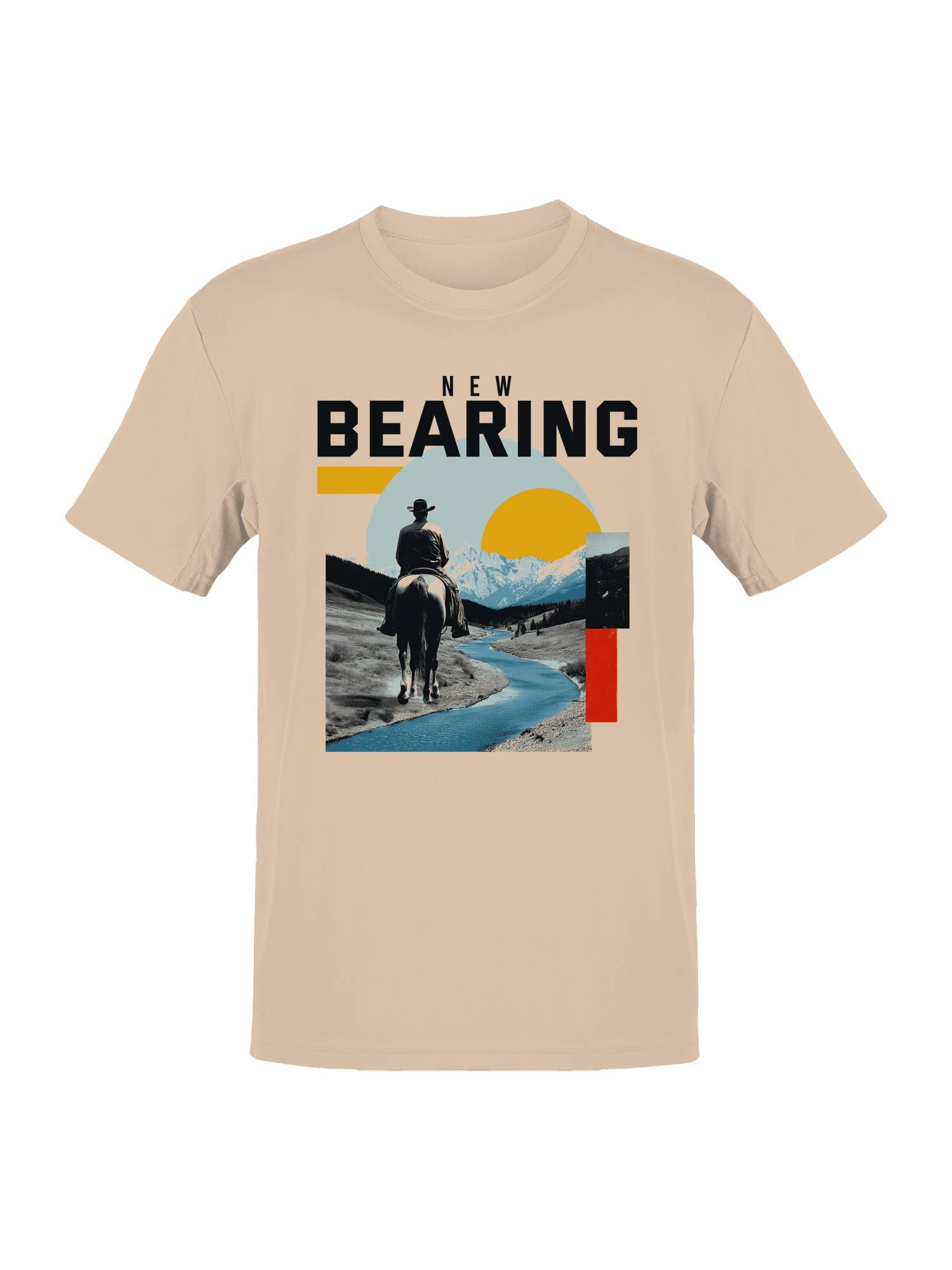 Scenic Cowboy New Bearing Adventure Men's T-Shirt Hoodie, Sweatshirt | PodTeesHub.com