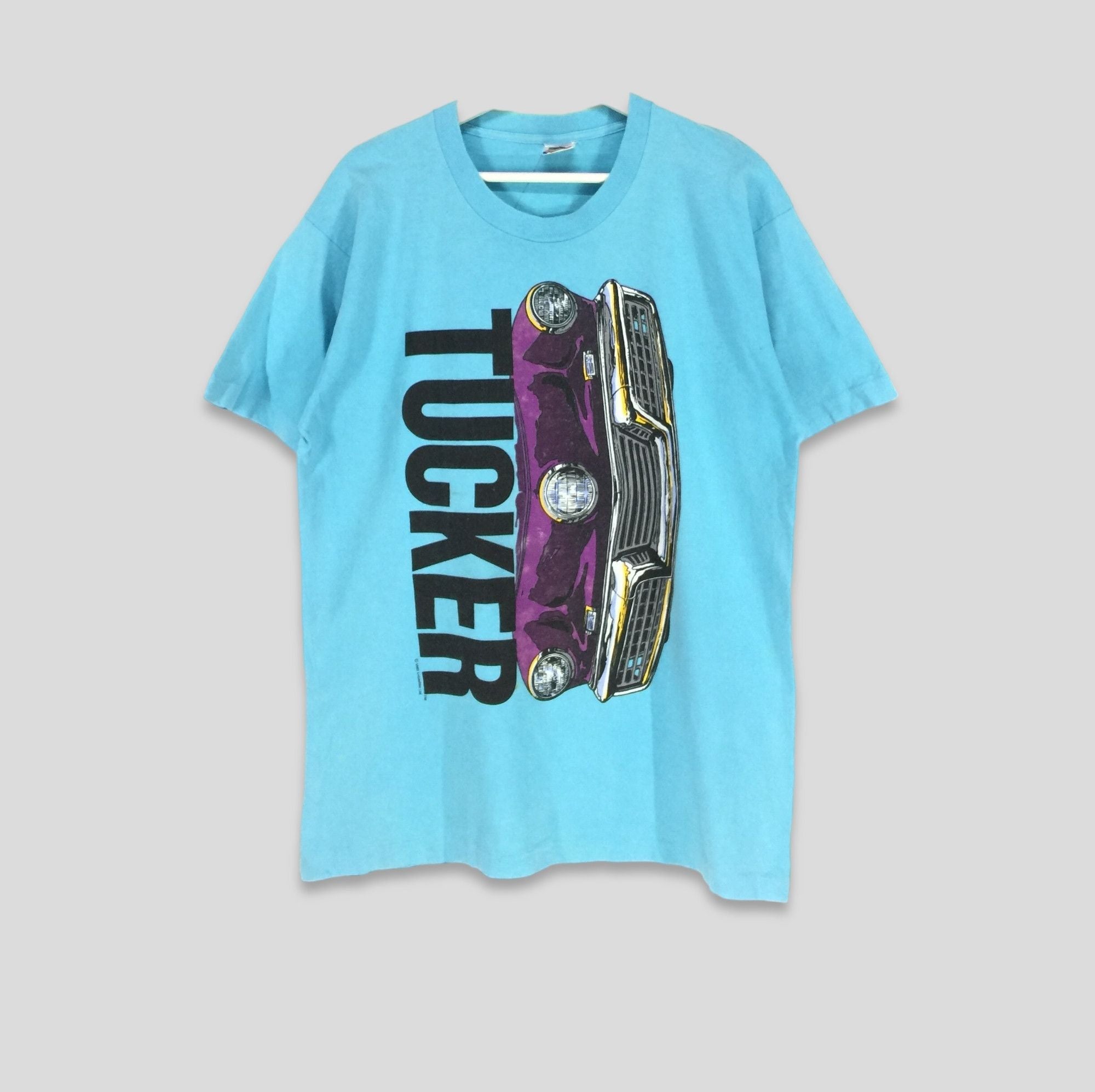 Vintage 90s Tucker The Man And His Dream Film Overprint Tee Hoodie, Sweatshirt | PodTeesHub.com