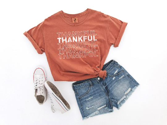 Thankful T Shirt, Thanksgiving T Shirt Hoodie, Sweatshirt | PodTeesHub.com