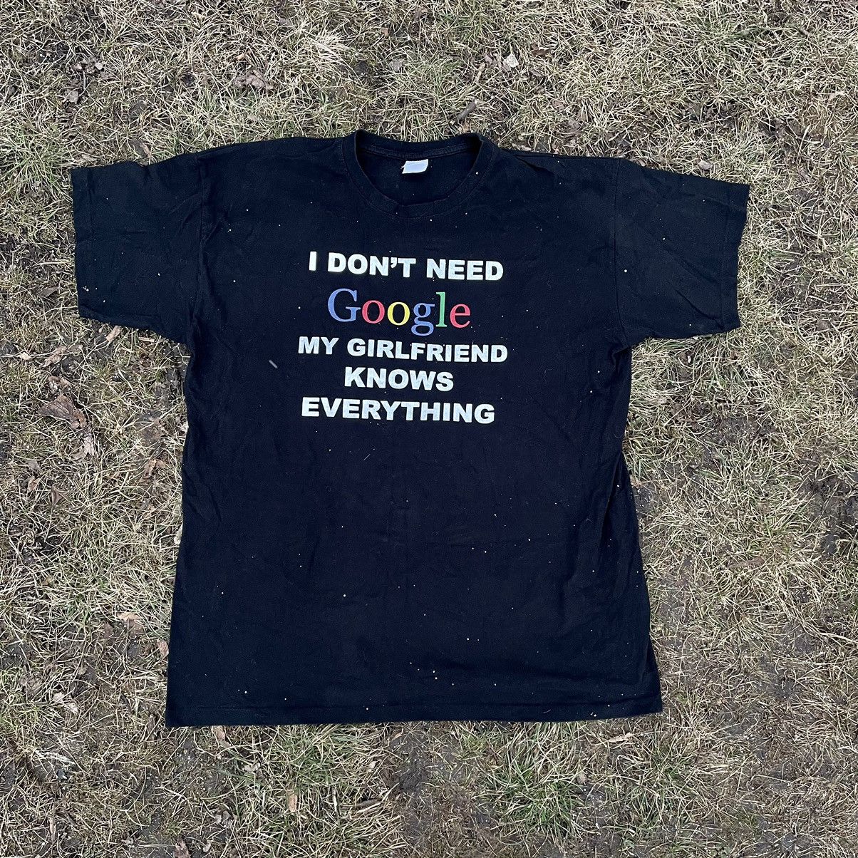 Vintage Y2k Adult I Don T Need Google Wife Buymypiece Tee Hoodie, Sweatshirt | PodTeesHub.com