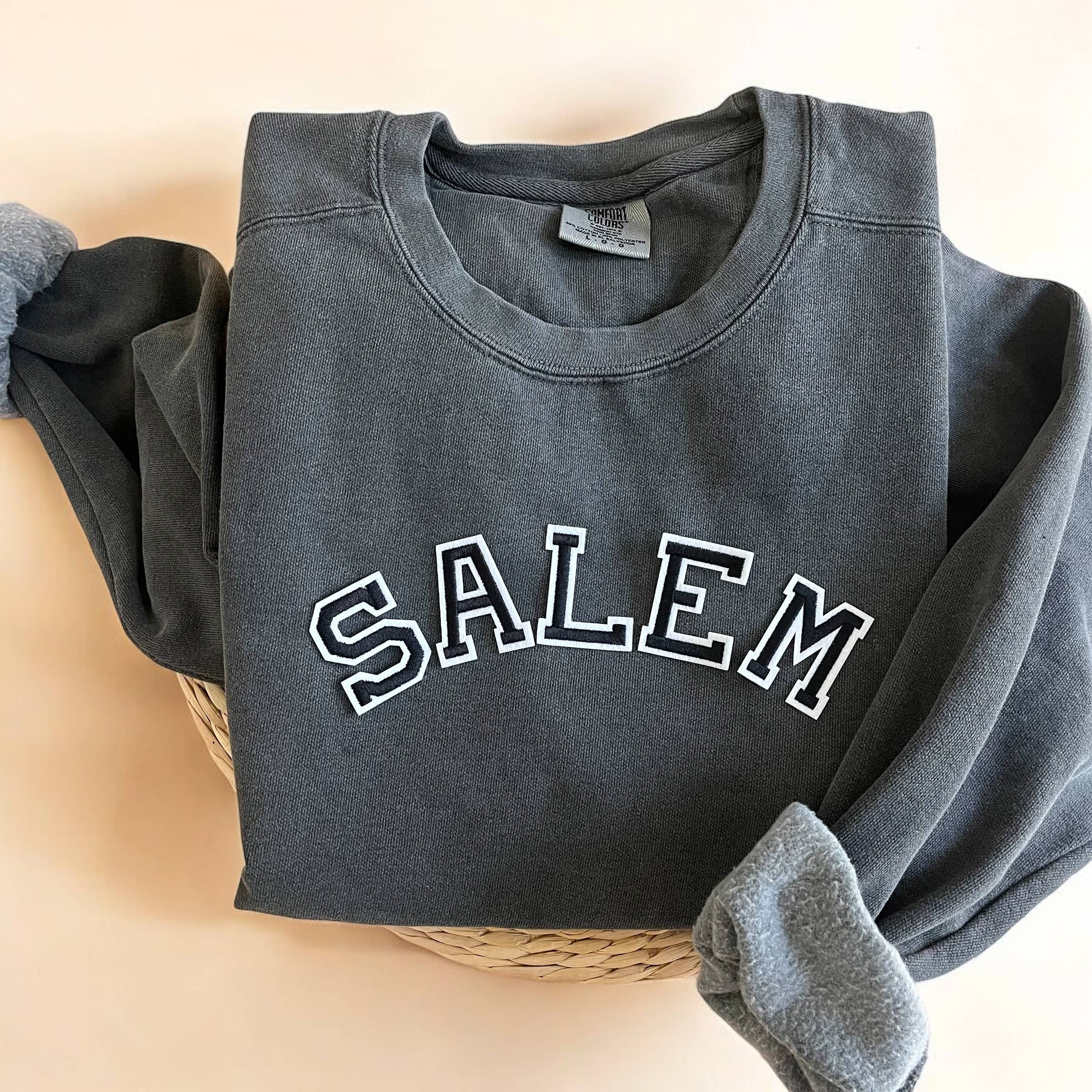 Comfort Colors® Salem Sweatshirt, Salem Massachusetts T-Shirts, Hoodie | PodTeesHub.com