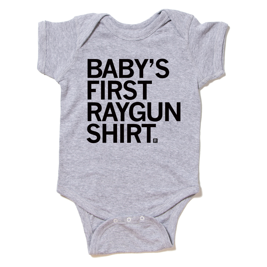 First RAYGUN Shirt Onesie Hoodie, Sweatshirt | PodTeesHub.com
