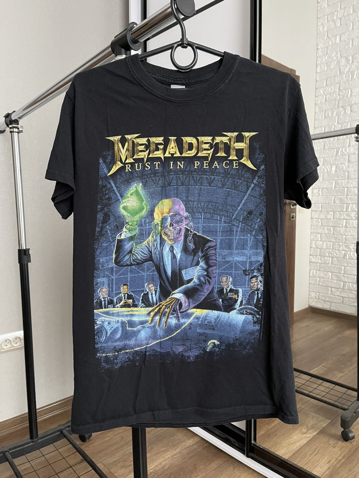 Megadeth Rust In Peace Vintage T Shirt Tee Band Rock Hoodie, Sweatshirt | PodTeesHub.com