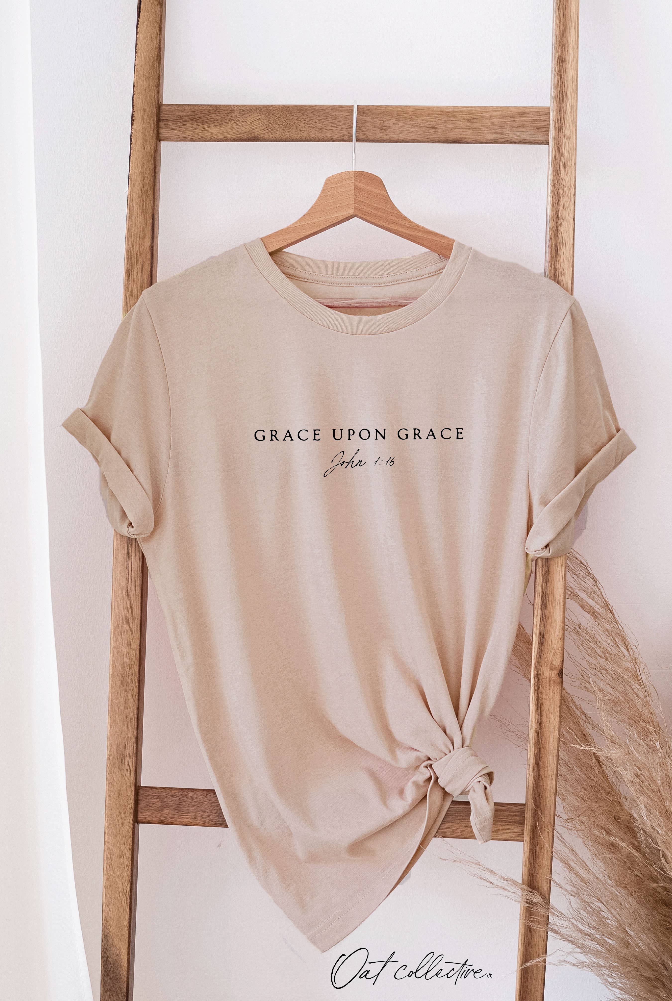 Grace Upon Grace Graphic T-Shirt Hoodie, Sweatshirt | PodTeesHub.com
