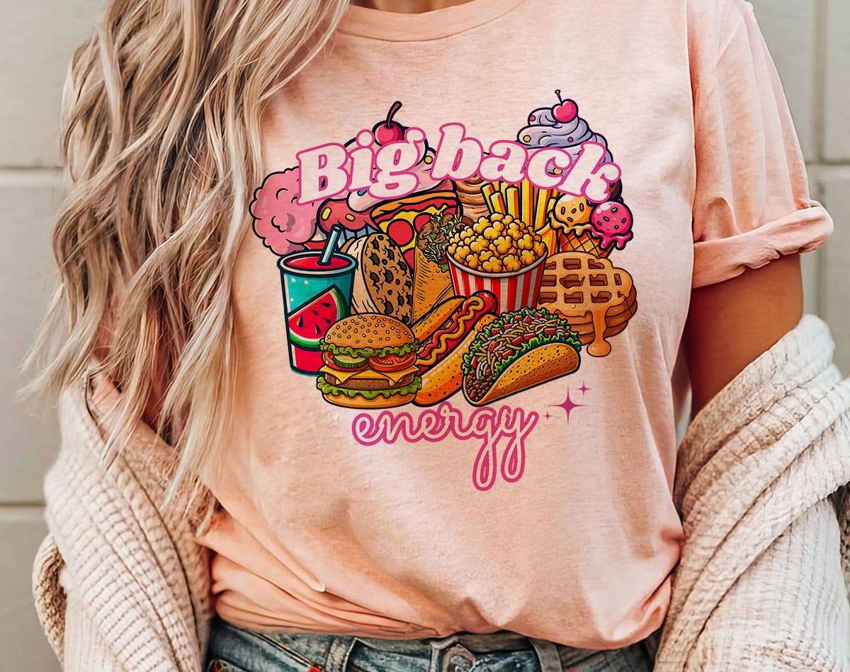 Big Back Energy - Funny Gen Z Meme T-Shirt Hoodie, Sweatshirt | PodTeesHub.com