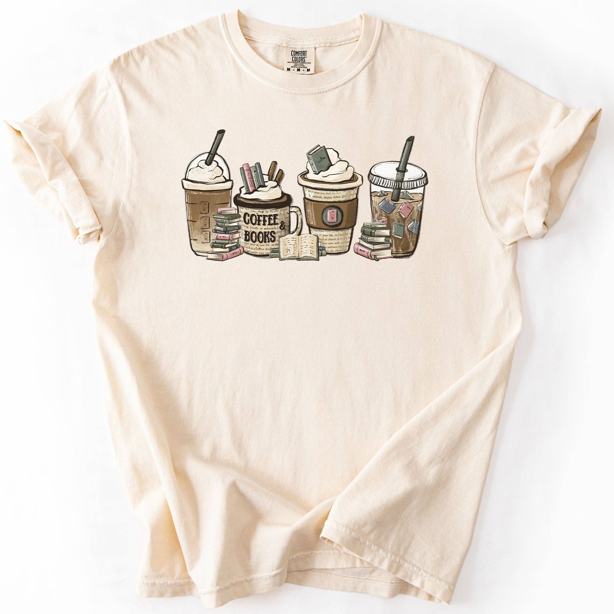 Coffee and Books, Reading, Booktok, Library, T-Shirt Hoodie, Sweatshirt | PodTeesHub.com
