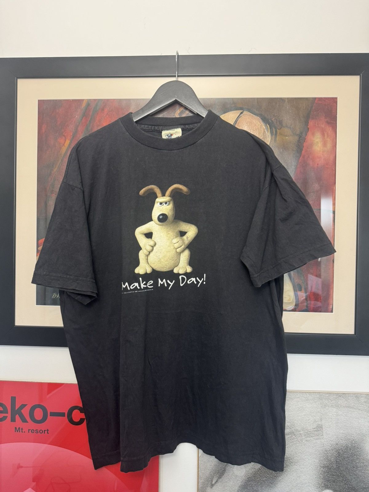 Vintage 1989 Official License Wallace Gromit Cartoon T-Shirts, Hoodie, Sweatshirt